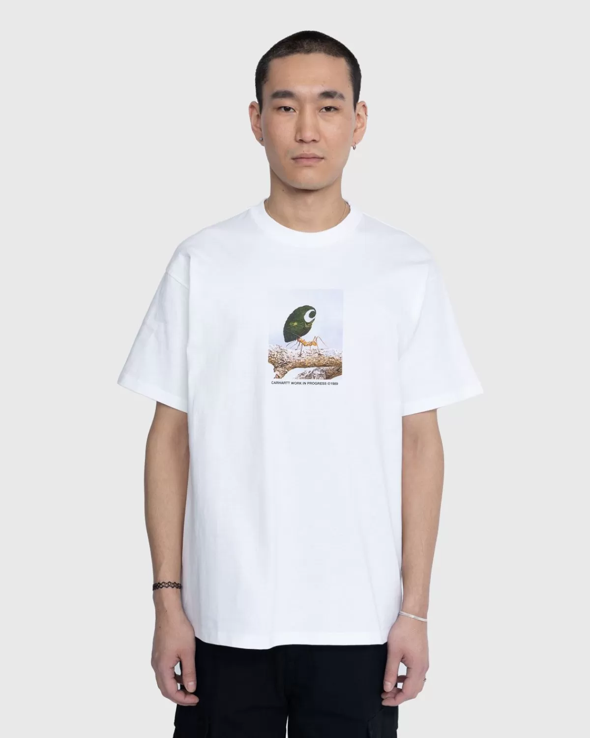 Carhartt WIP Antleaf T-Shirt Wit Clearance