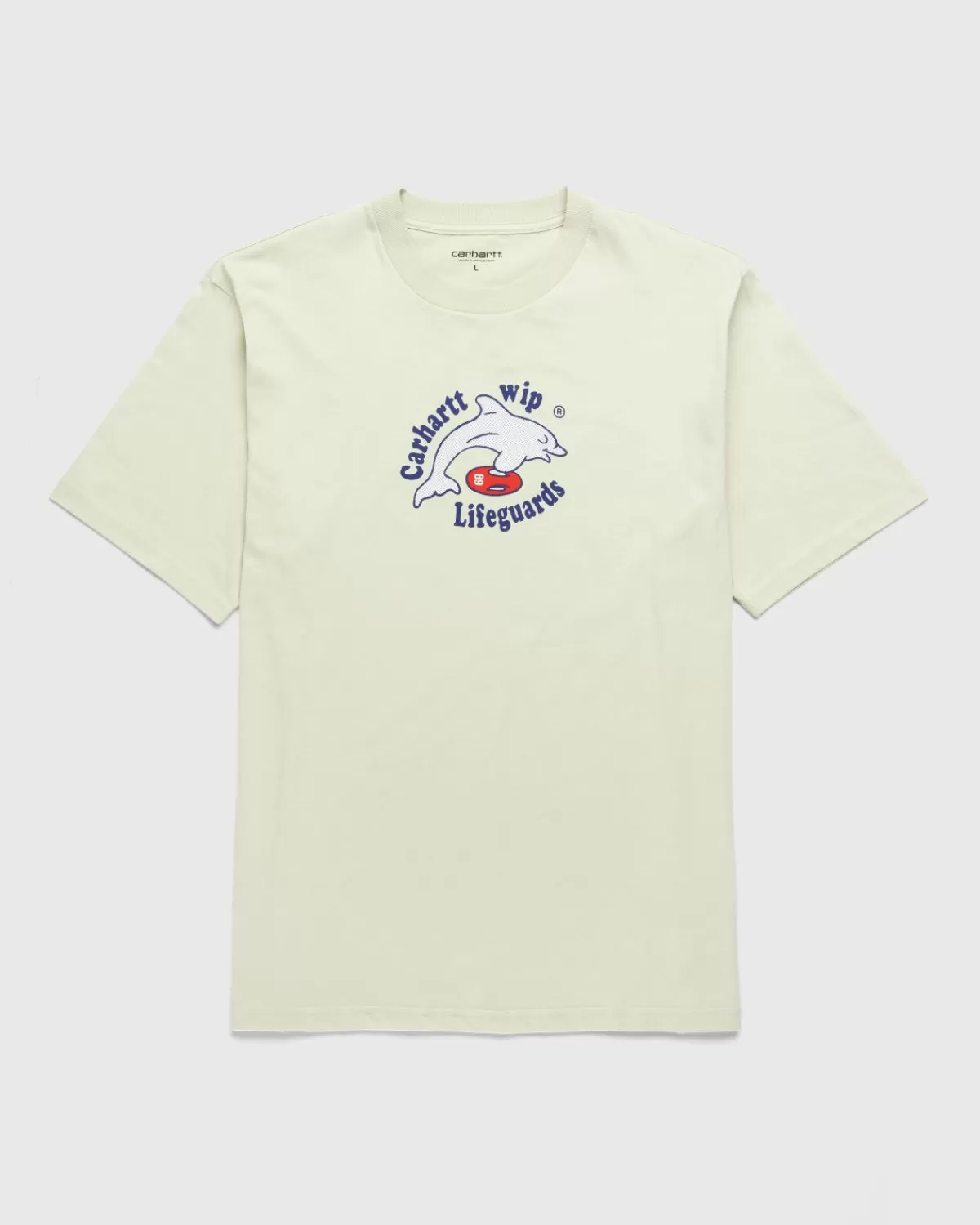 Carhartt WIP Badmeesters T-Shirt Lichtblauw Best