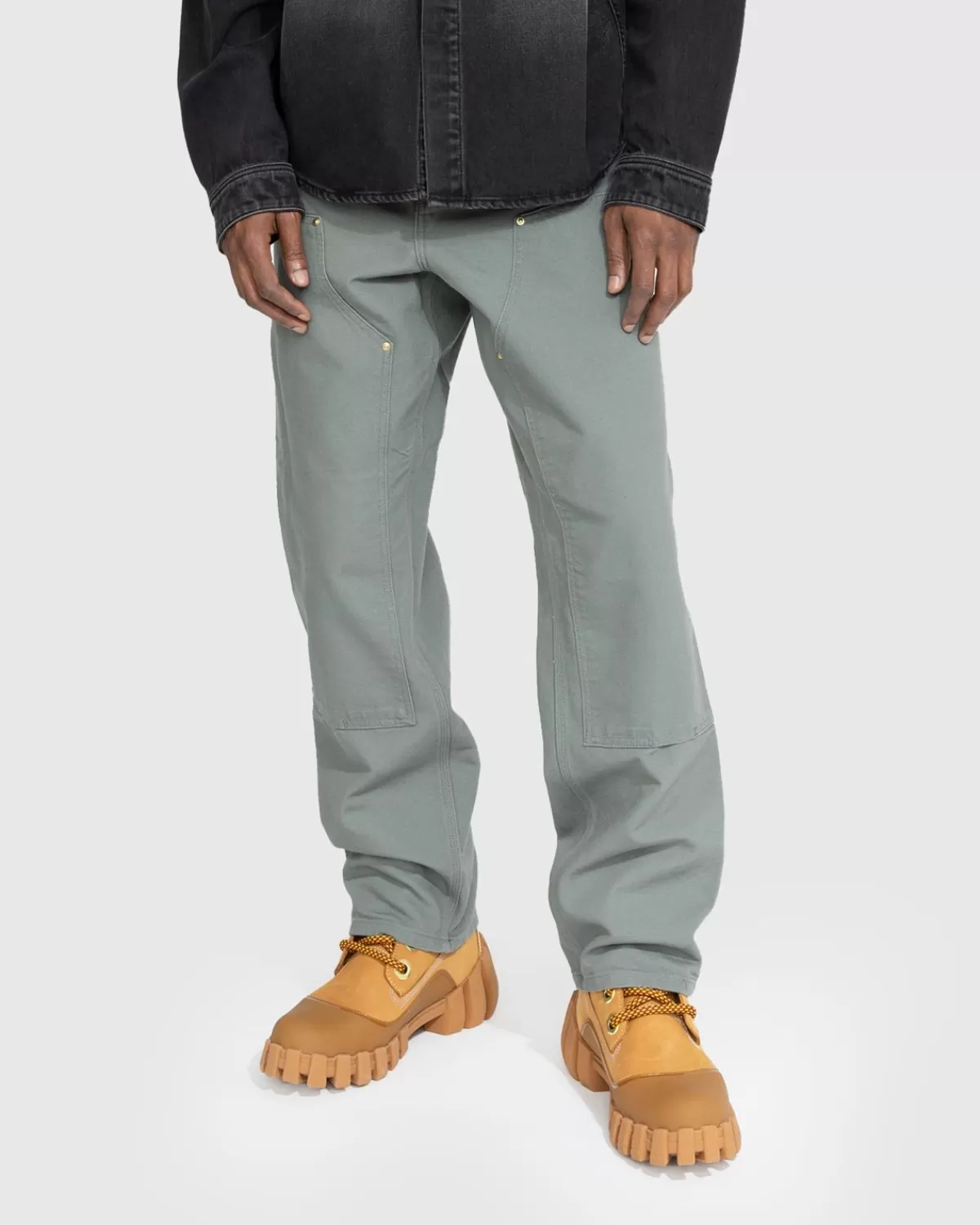 Broek^Carhartt WIP Dubbele Kniebroek Groen