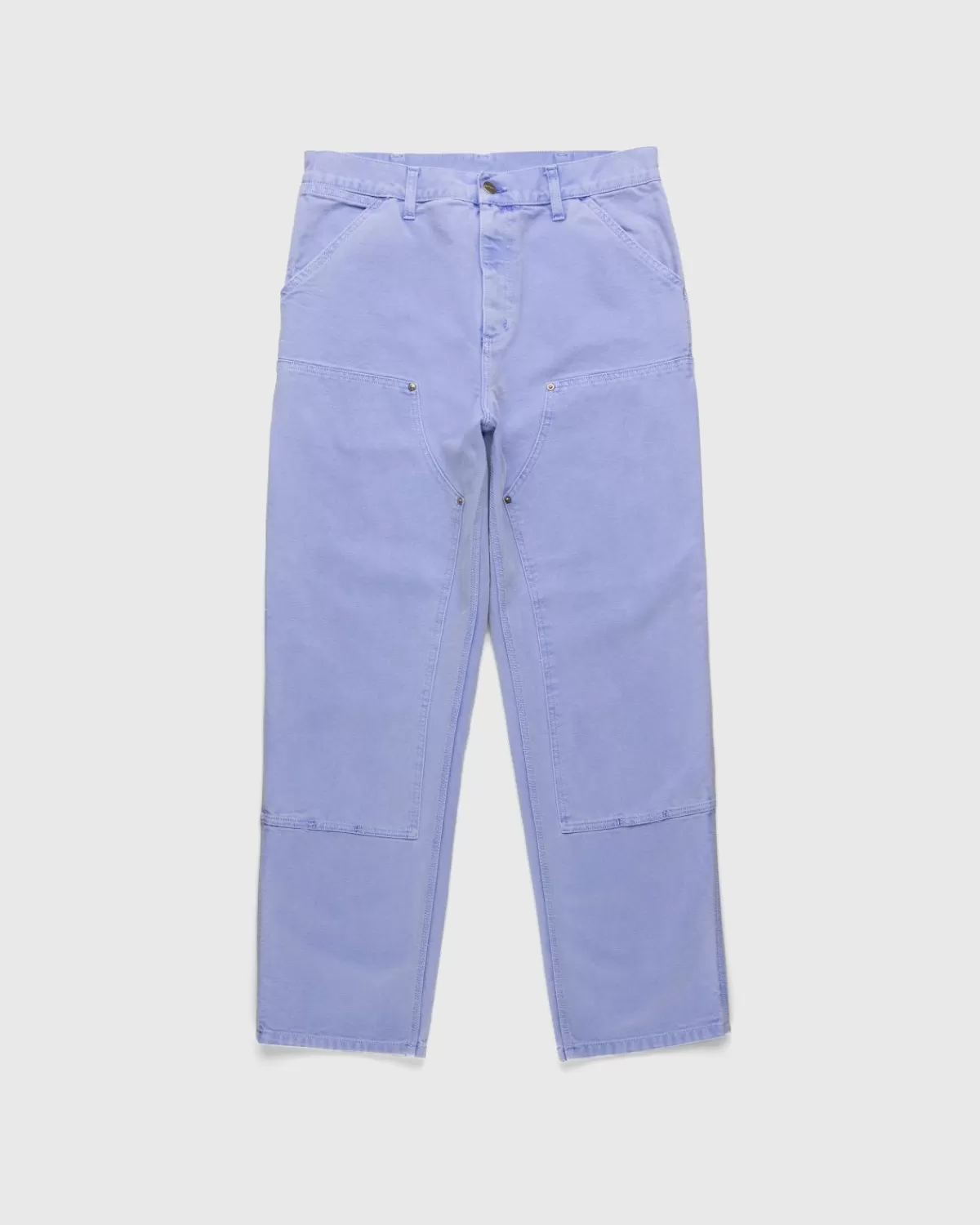 Broek^Carhartt WIP Dubbele Kniebroek Icy Water Faded