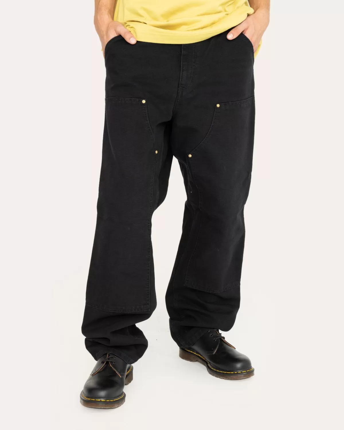 Broek^Carhartt WIP Dubbele Kniebroek Zwart