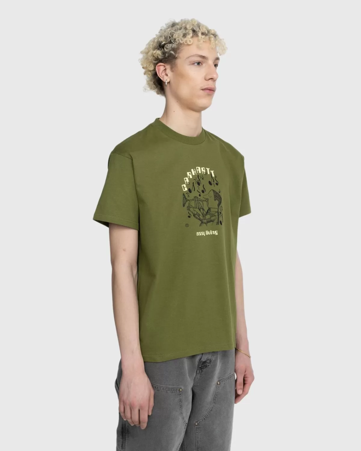 Carhartt WIP Easy Living T-Shirt Kiwigroen Best