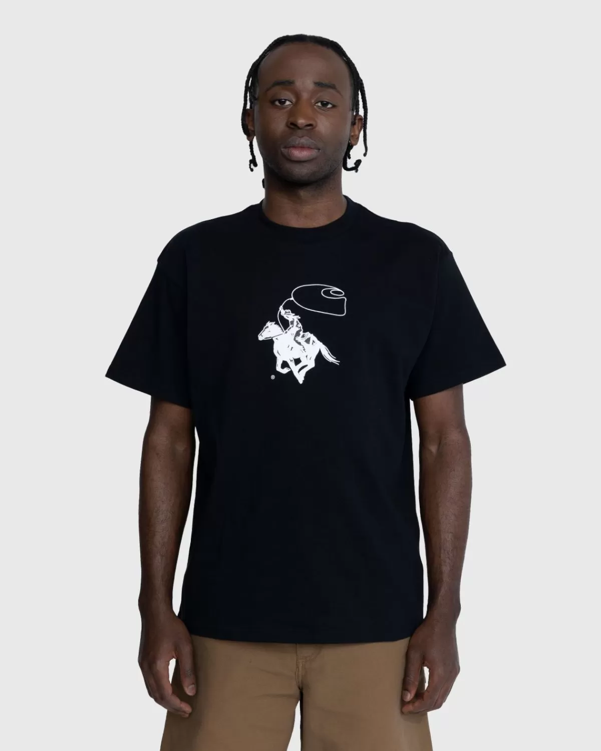 Carhartt WIP Lasso T-Shirt Zwart/Wit Store