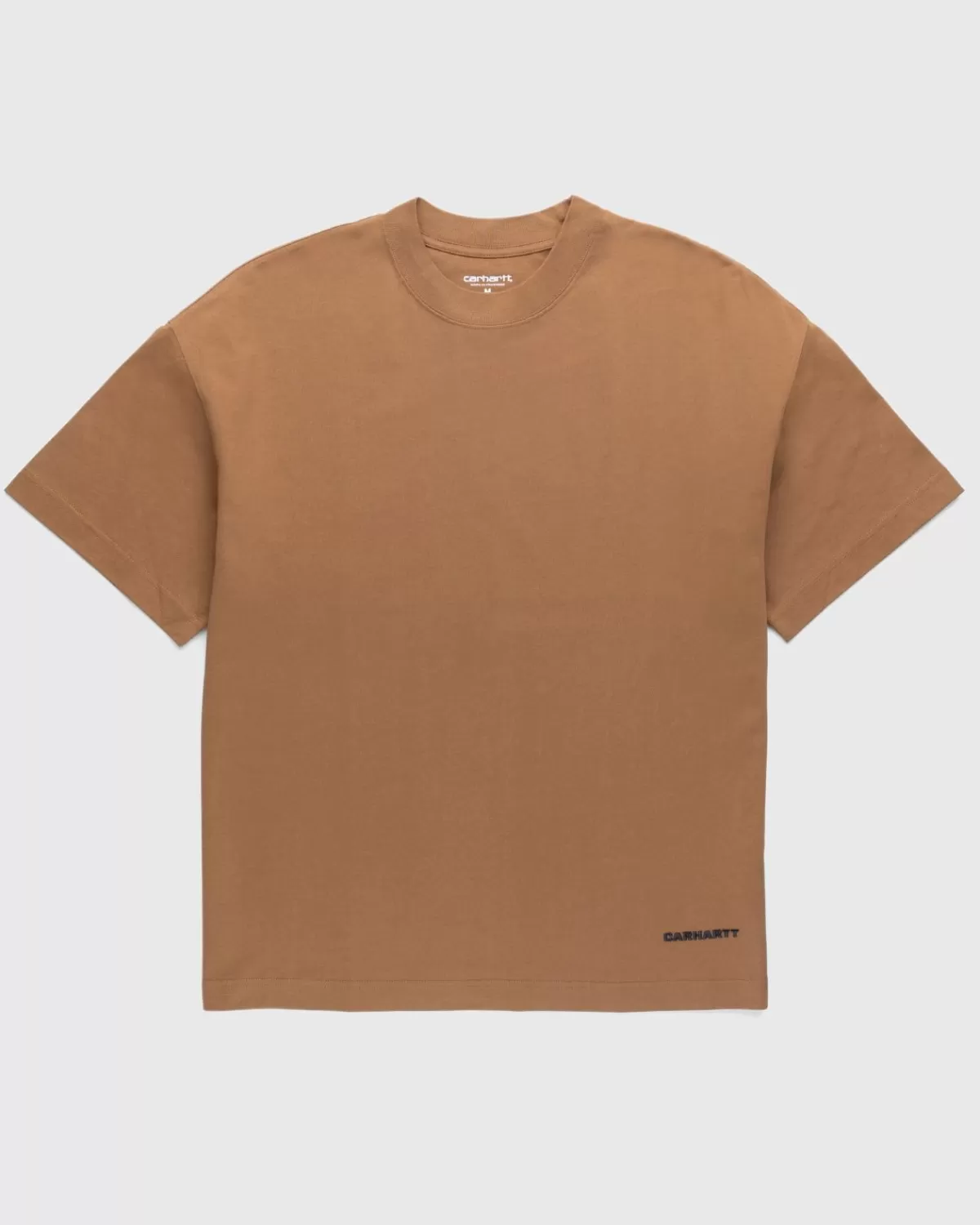 Carhartt WIP Link Script T-Shirt Bruin Cheap