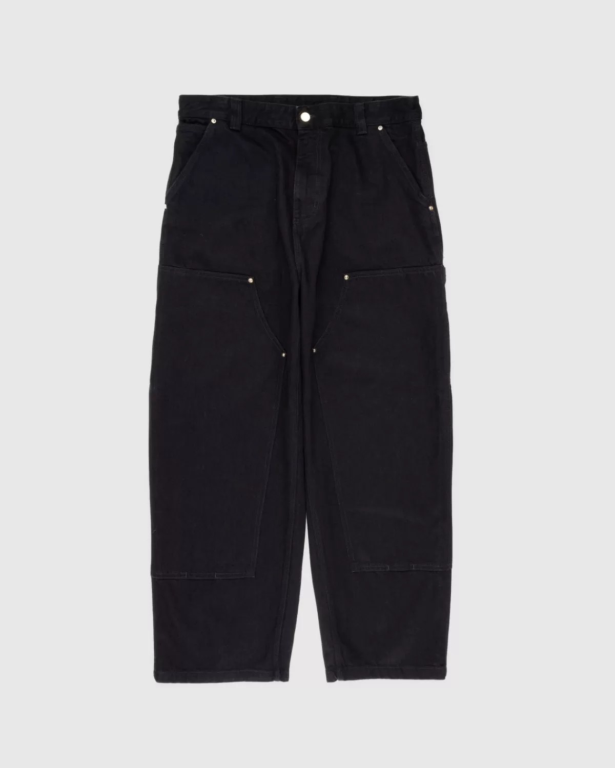 Broek^Carhartt WIP Nash Dubbele Kniebroek Zwart