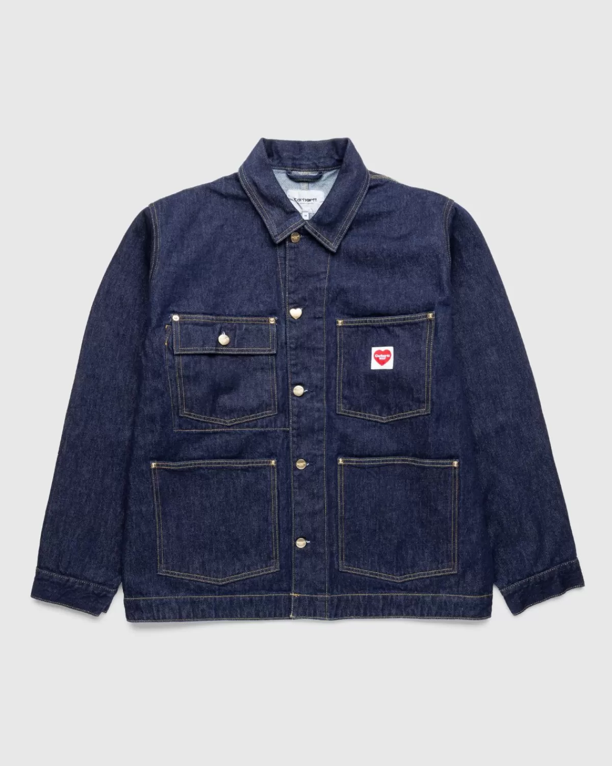 Bovenkleding^Carhartt WIP Nash Jas Blauw/Gespoeld