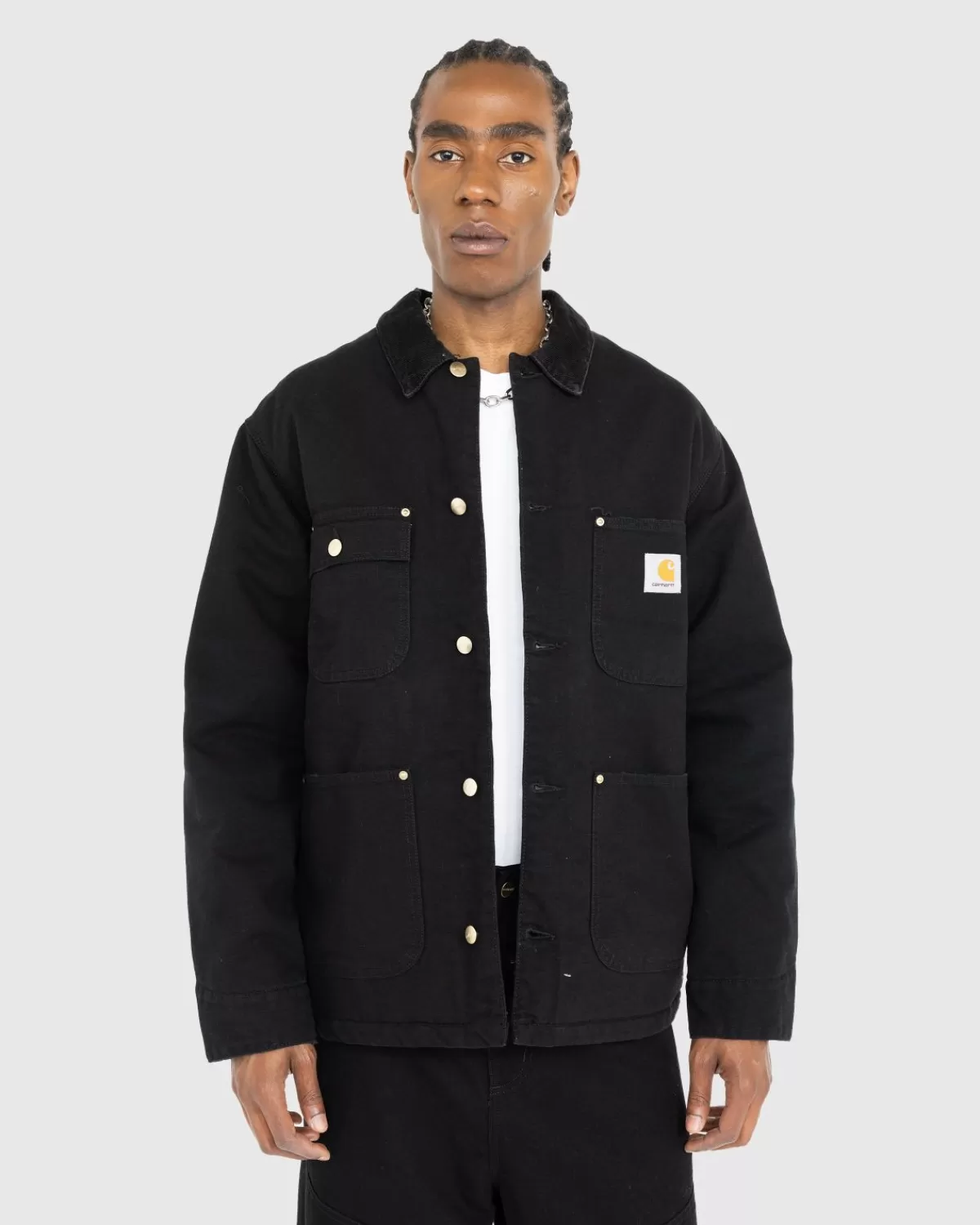 Bovenkleding^Carhartt WIP Og Chore Jas Zwart/Verouderd Canvas