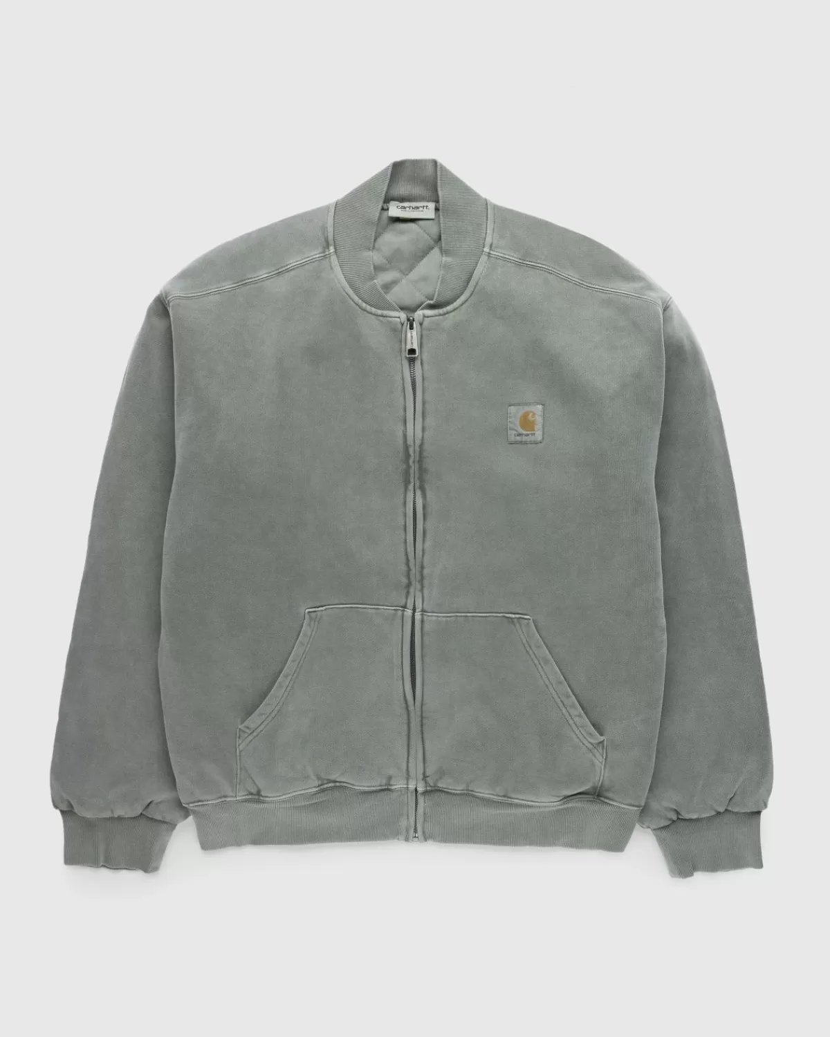 Bovenkleding^Carhartt WIP Vista Sweatbomber Rookgroen