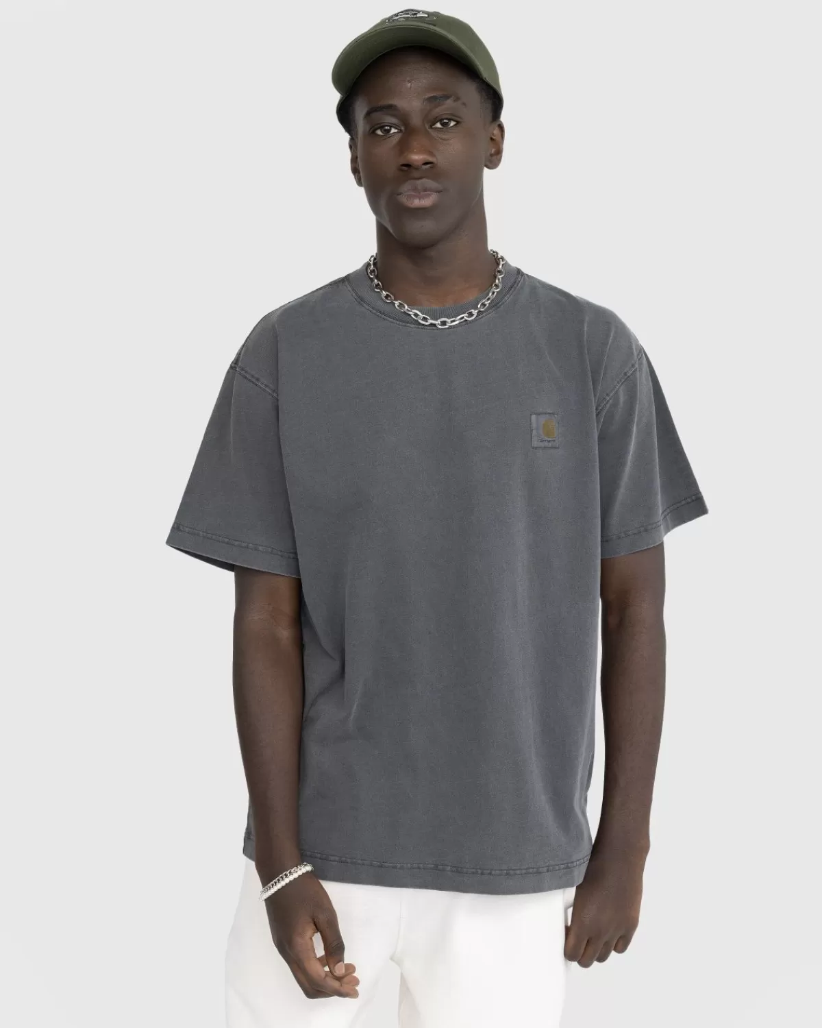 Carhartt WIP Vista T-Shirt Vulcan/Garment-Geverfd Cheap