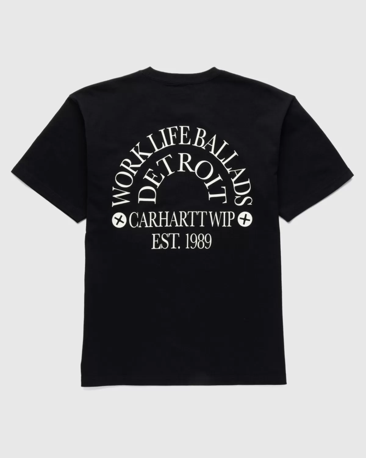 Carhartt WIP Work Varsity T-Shirt Zwart/Wax Flash Sale