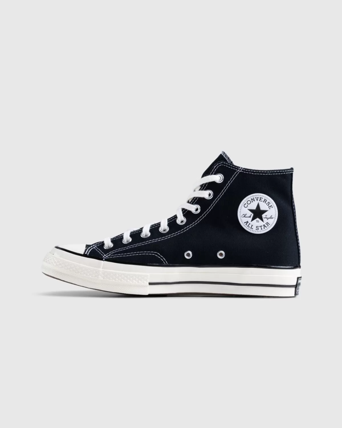 Converse Chuck 70 Hi Zwart/Zwart/Aigrette Outlet