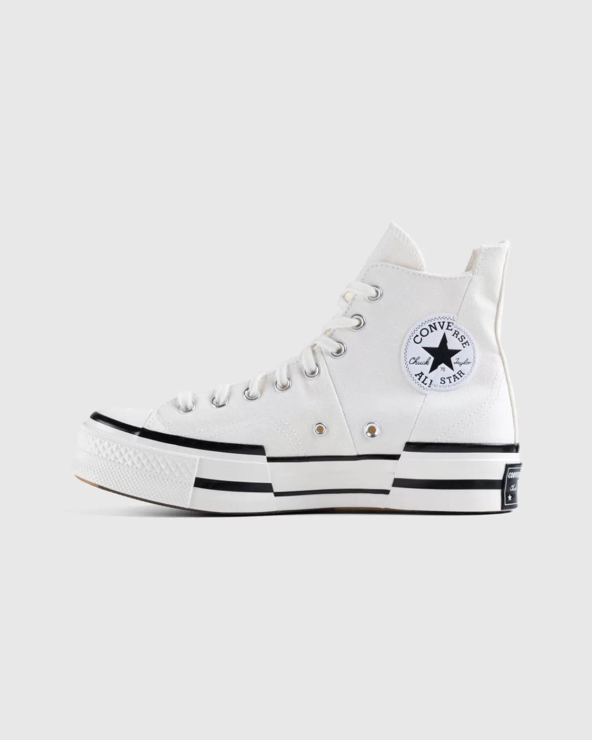 Converse Chuck 70 Plus Canvas Zilverreiger/Zwart/Zilverreiger Best Sale