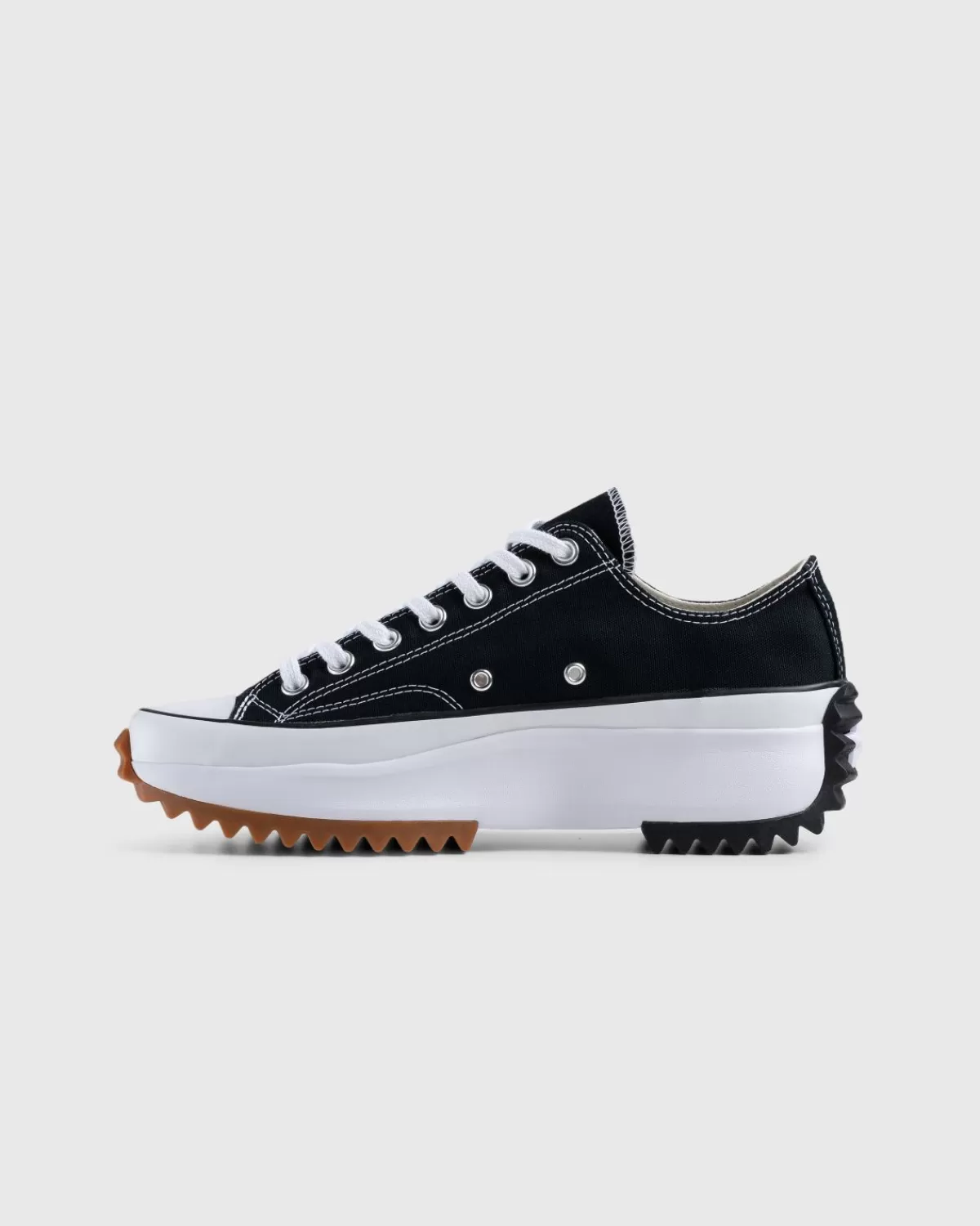 Converse Run Star Hike Canvas Platform Laag Zwart/Wit/Gum Online