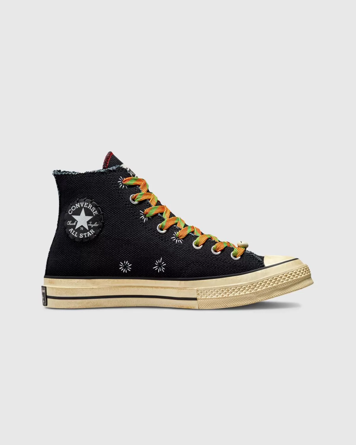 Converse X Barriers Chuck 70 Hi Zwart/Vurig Rood Fashion