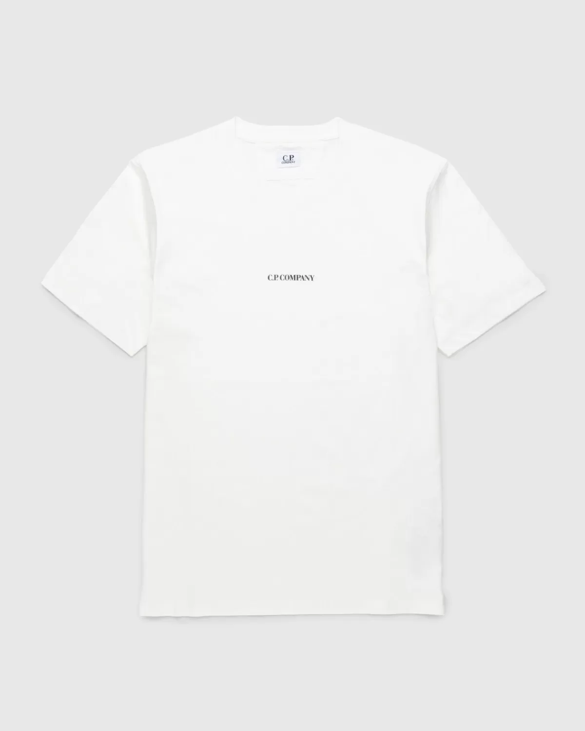 C.P. Company Cp Company 30/1 Logo T-Shirt Wit Clearance