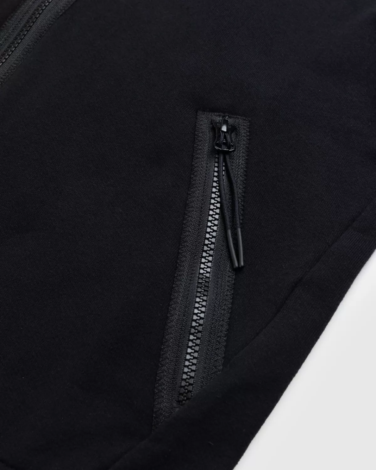C.P. Company Cp Company - Diagonaal Verhoogde Fleecebril Met Rits En Capuchon Zwart Best