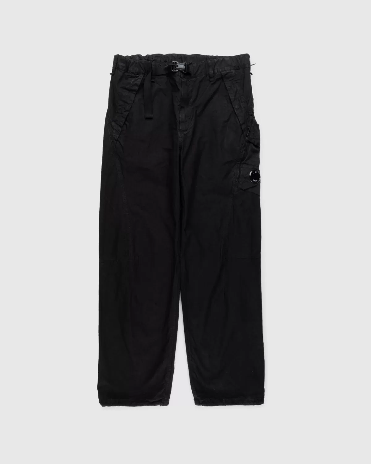 Broek^C.P. Company Cp Company Broek Met Lensdetail Zwart