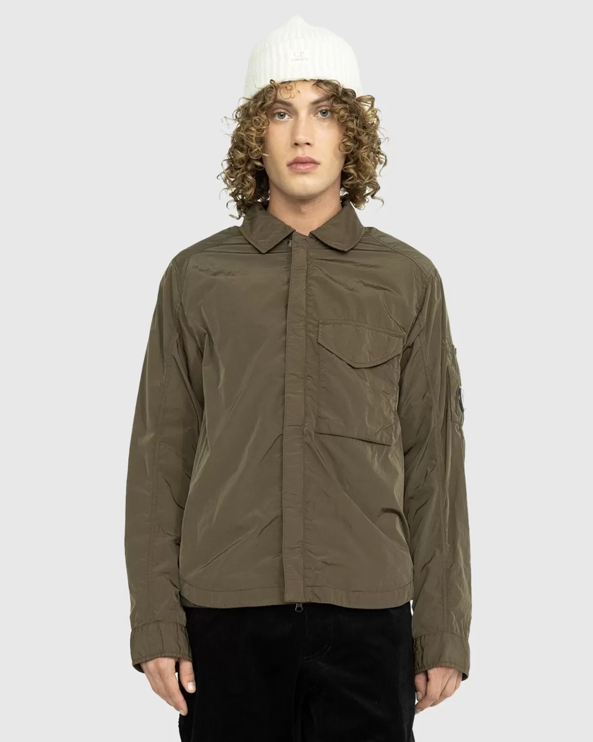 Bovenkleding^C.P. Company Cp Company Chrome-R Overshirt Ivy Groen