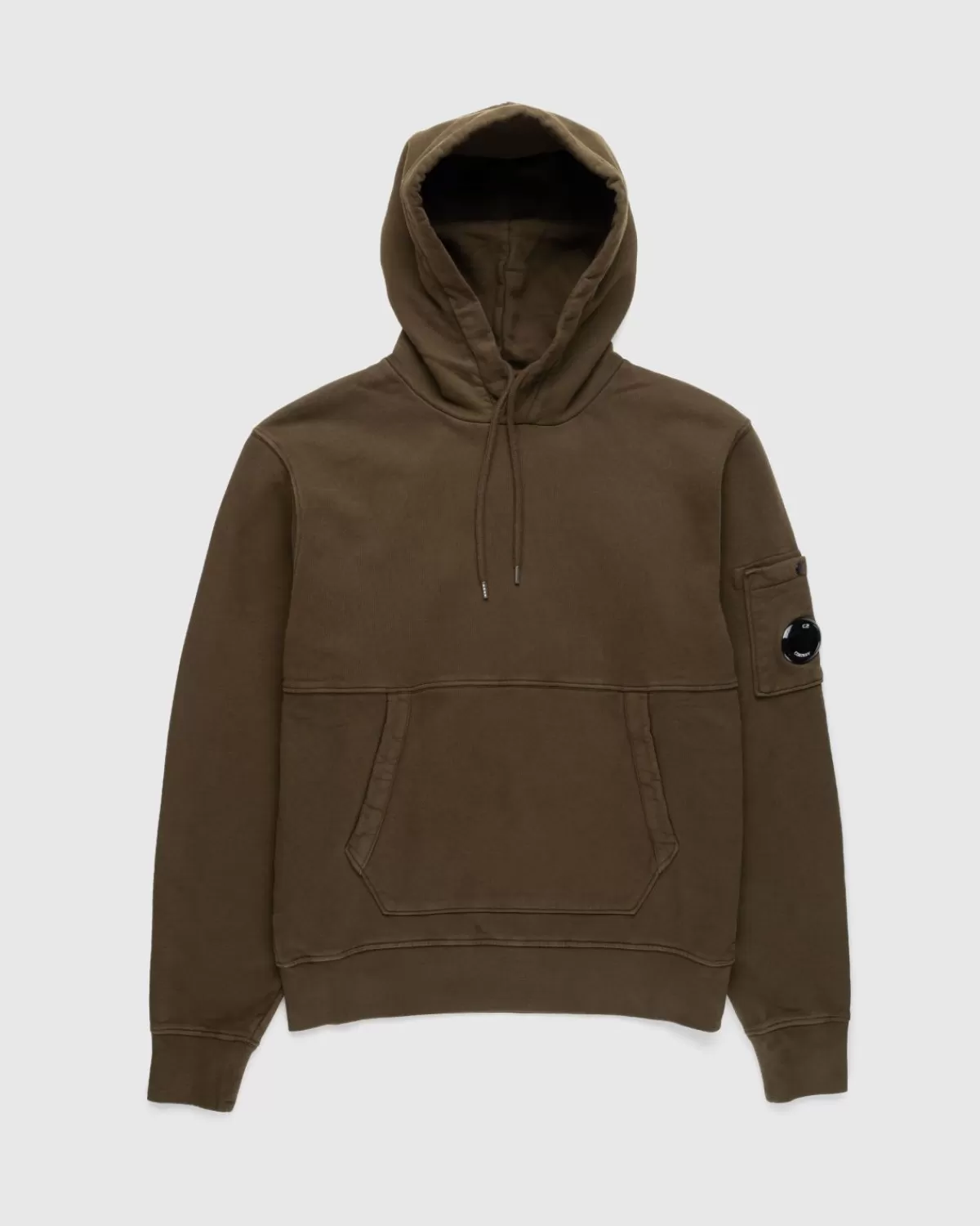 C.P. Company Cp Company Hoodie Met Lensdetail Ivy Green Hot