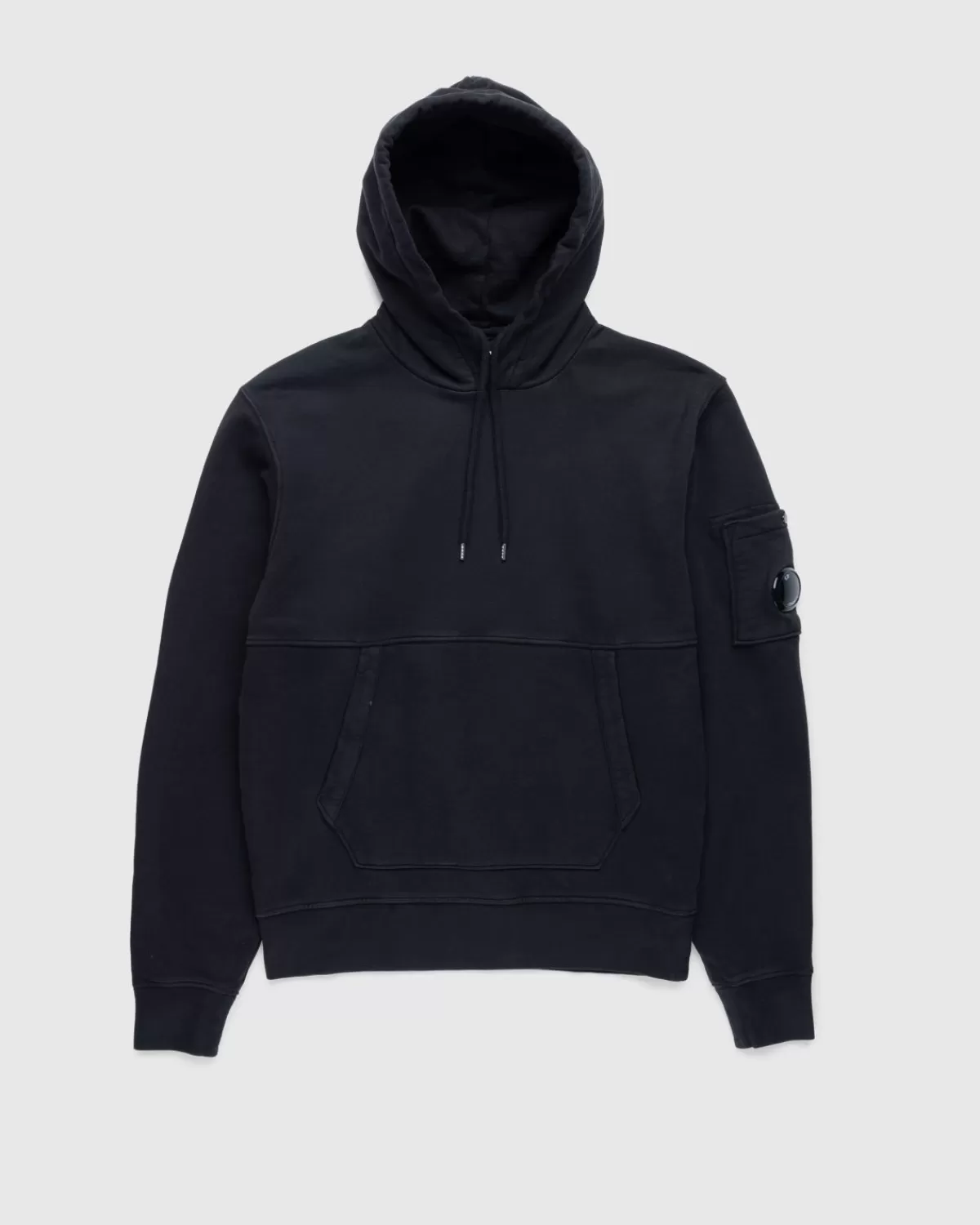 C.P. Company Cp Company Hoodie Met Lensdetail Zwart Discount