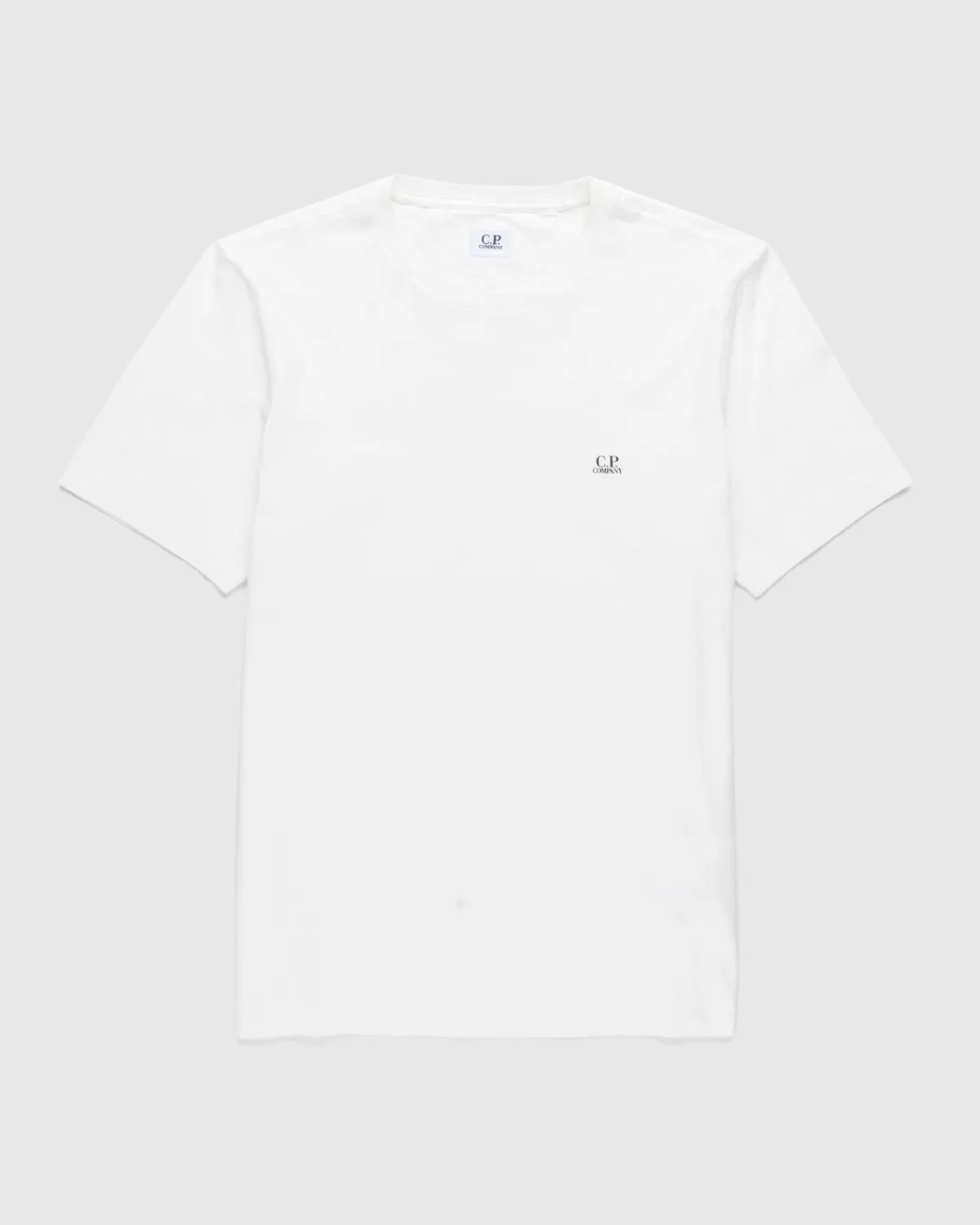 C.P. Company Cp Company Logoprint T-Shirt Gaas Wit Fashion