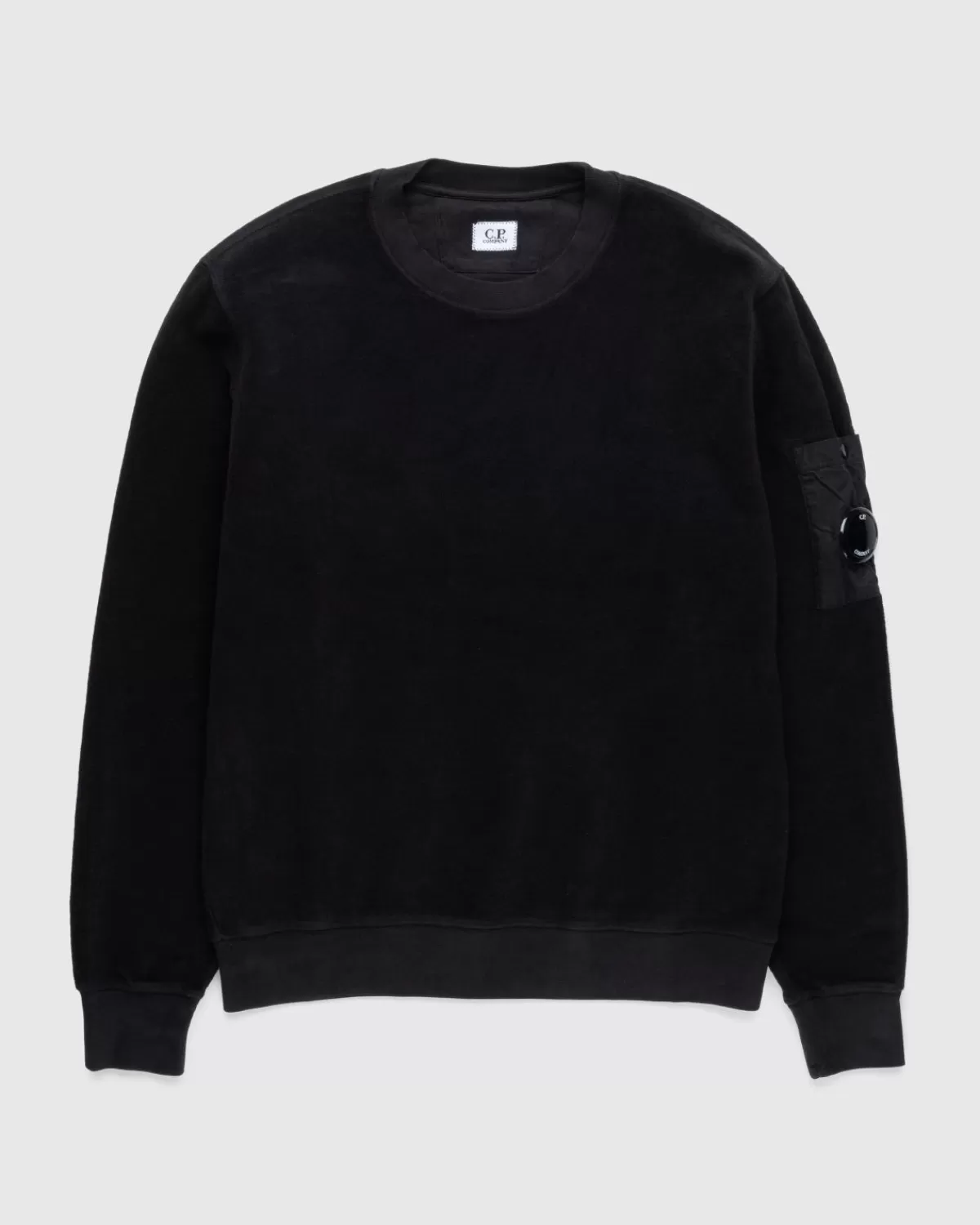 C.P. Company Cp Company Sweatshirt Met Ronde Hals En Lensdetail Zwart Hot