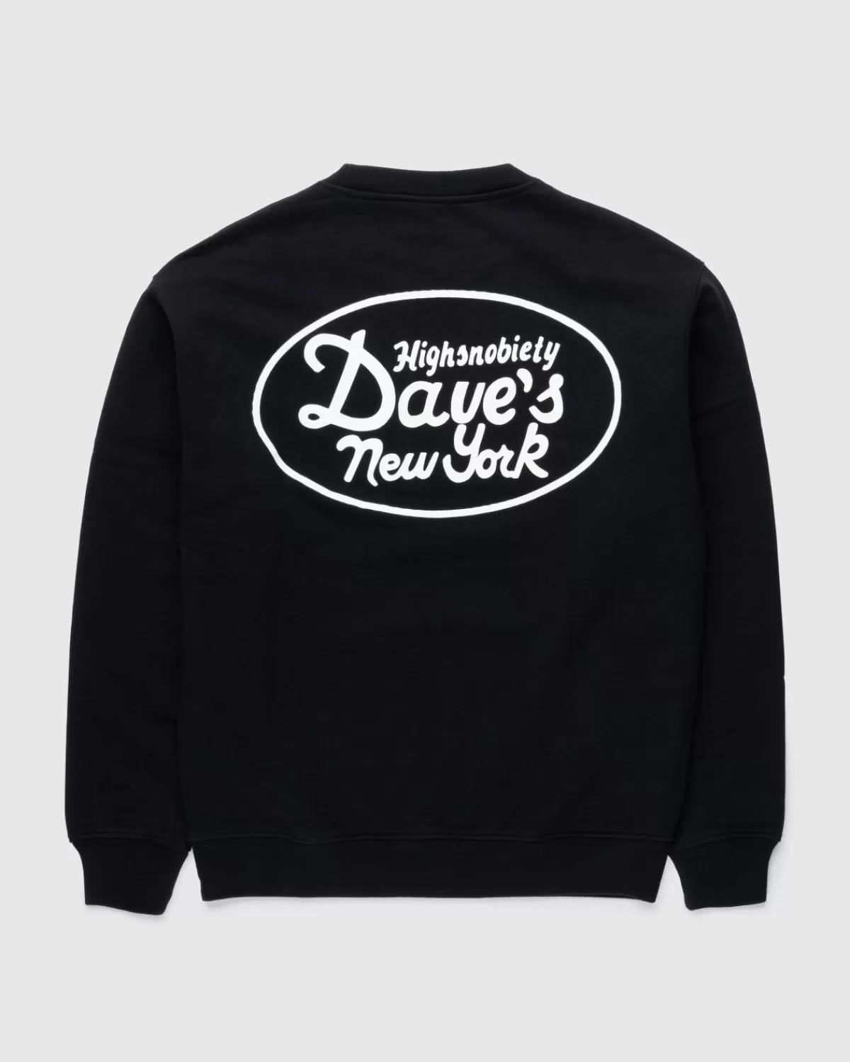 Dave's New York X Highsnobiety Ronde Hals Zwart Hot