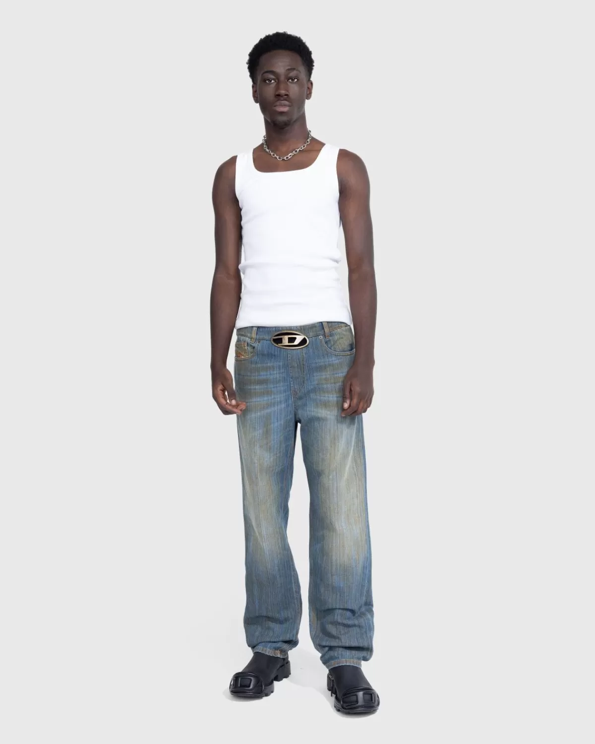 Broek^Diesel 2010 D-Macs Jeansblauw