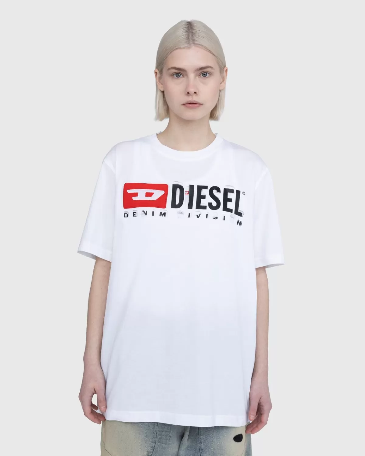 Diesel Denim Division T-Shirt Wit Store