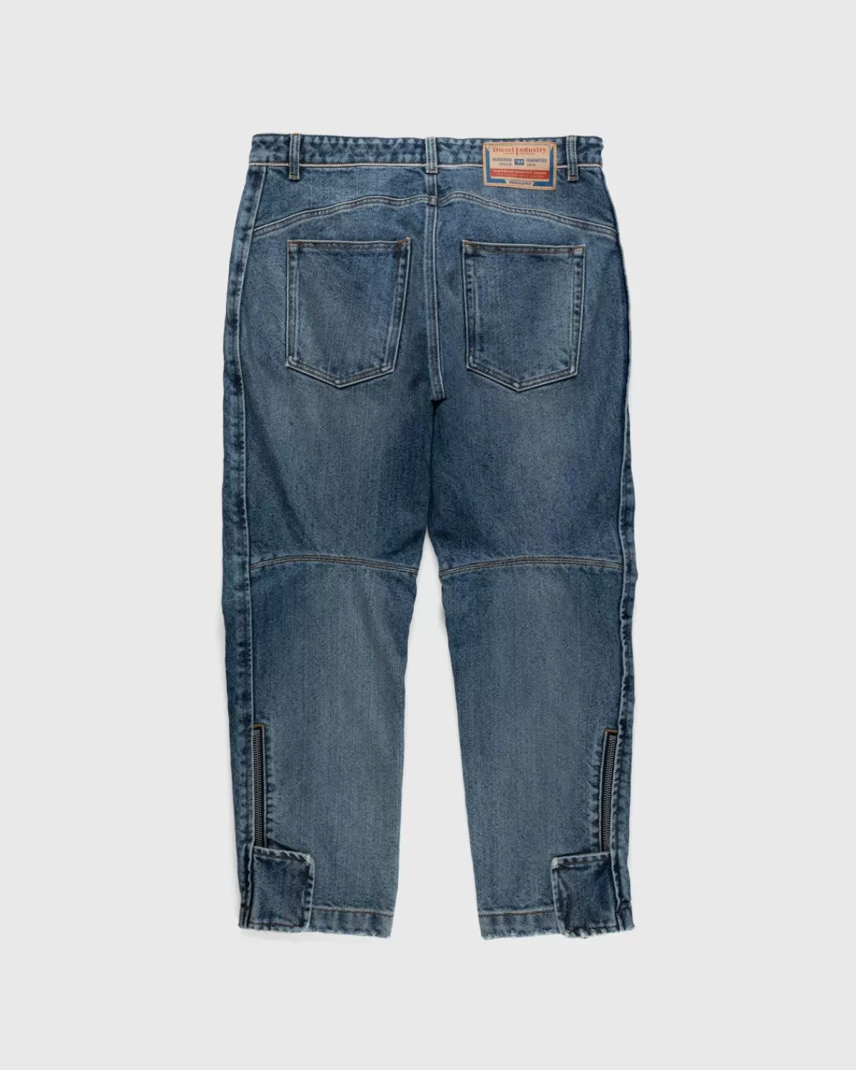 Broek^Diesel Genereer Rechte Jeansblauw