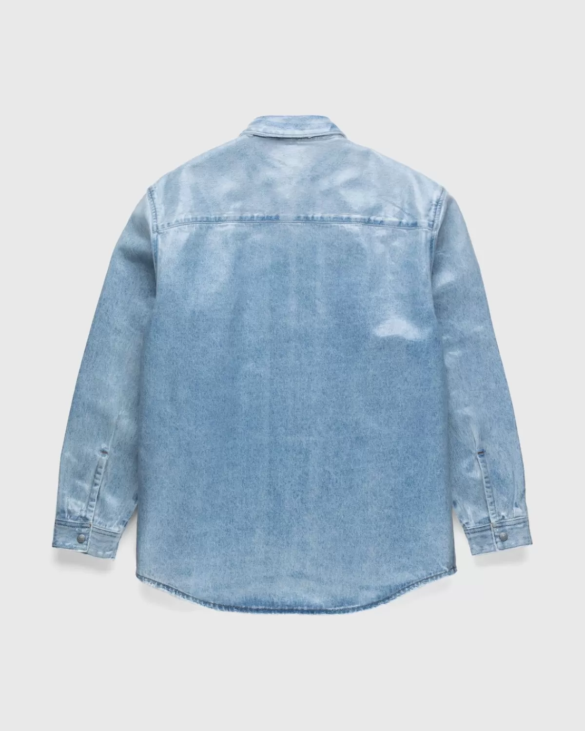 Overhemden^Diesel Simply Overshirt Blauw