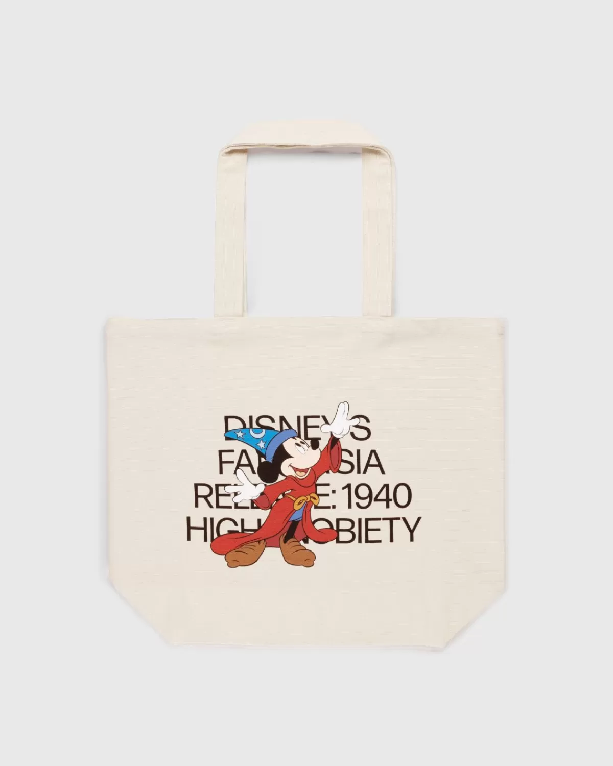 Disney Fantasia X Highsnobiety Tovenaar Mickey Tote Bag Eggshell Best Sale