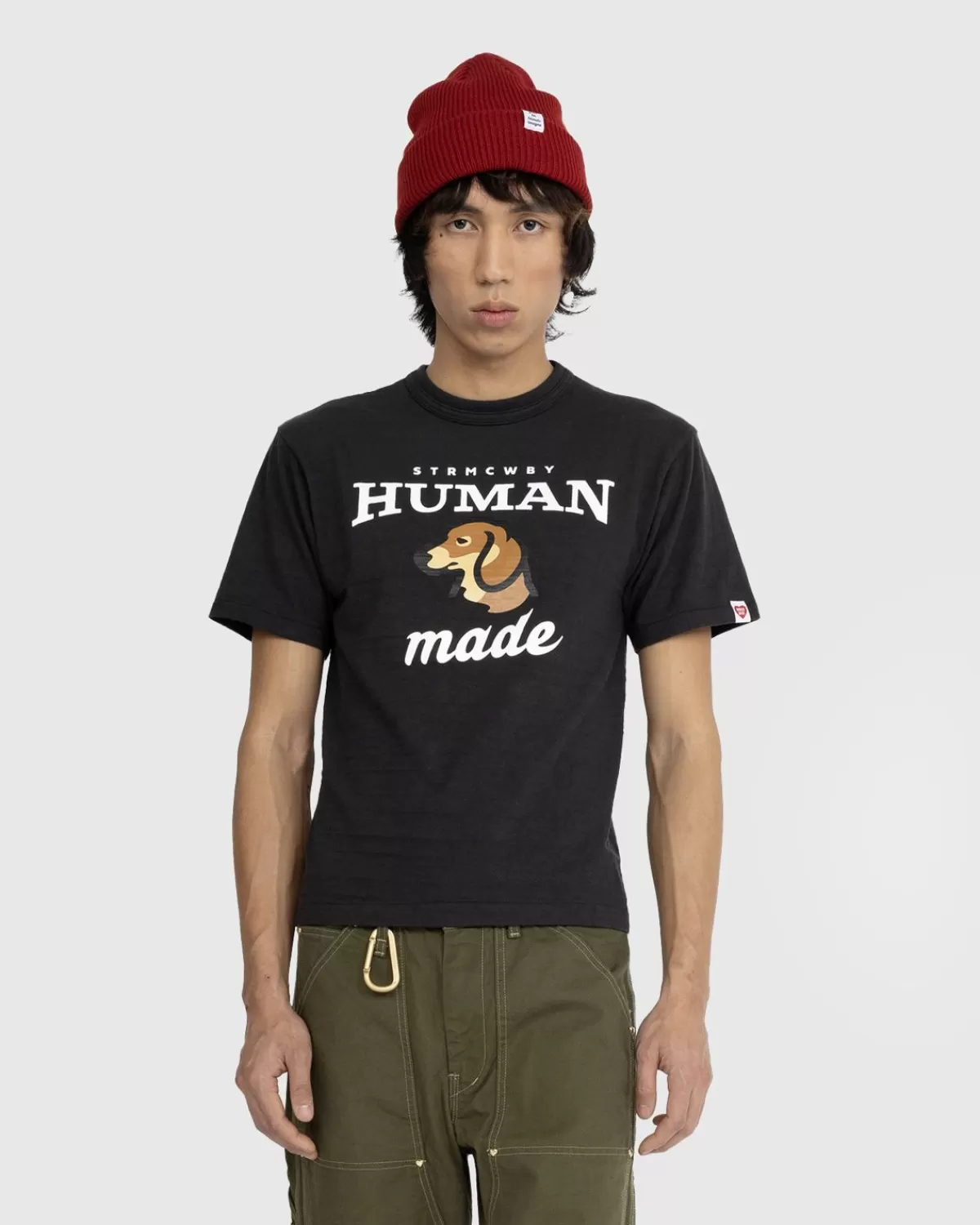 Human Made Door De Mens Gemaakt Dachs T-Shirt Zwart Best Sale