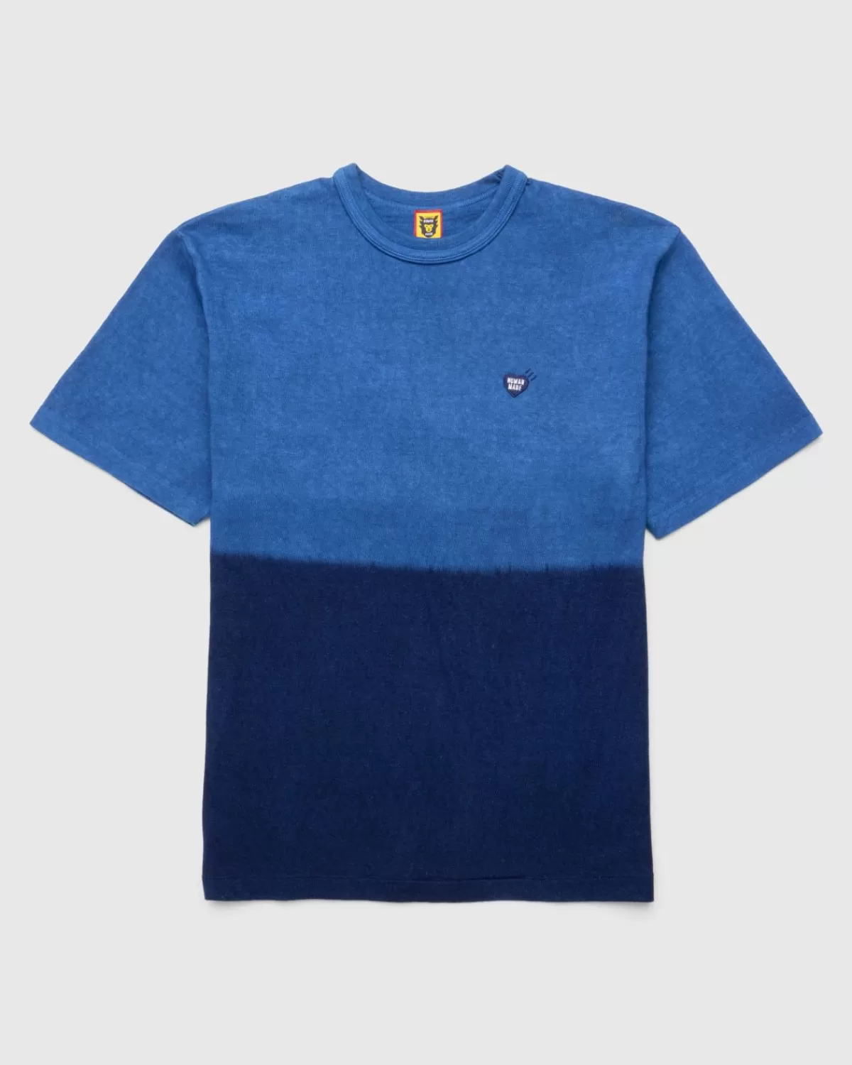Human Made Door De Mens Gemaakt Ningen-Sei Indigo Geverfd T-Shirt #2 Blauw Store