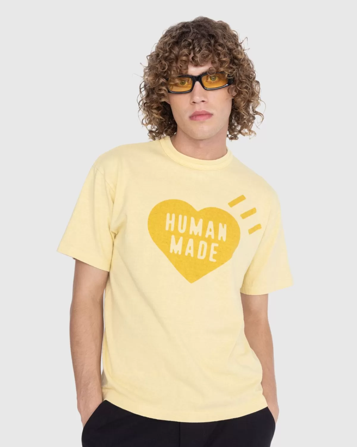 Human Made Door De Mens Gemaakt Ningen-Sei Plantgeverfd T-Shirt Geel Store