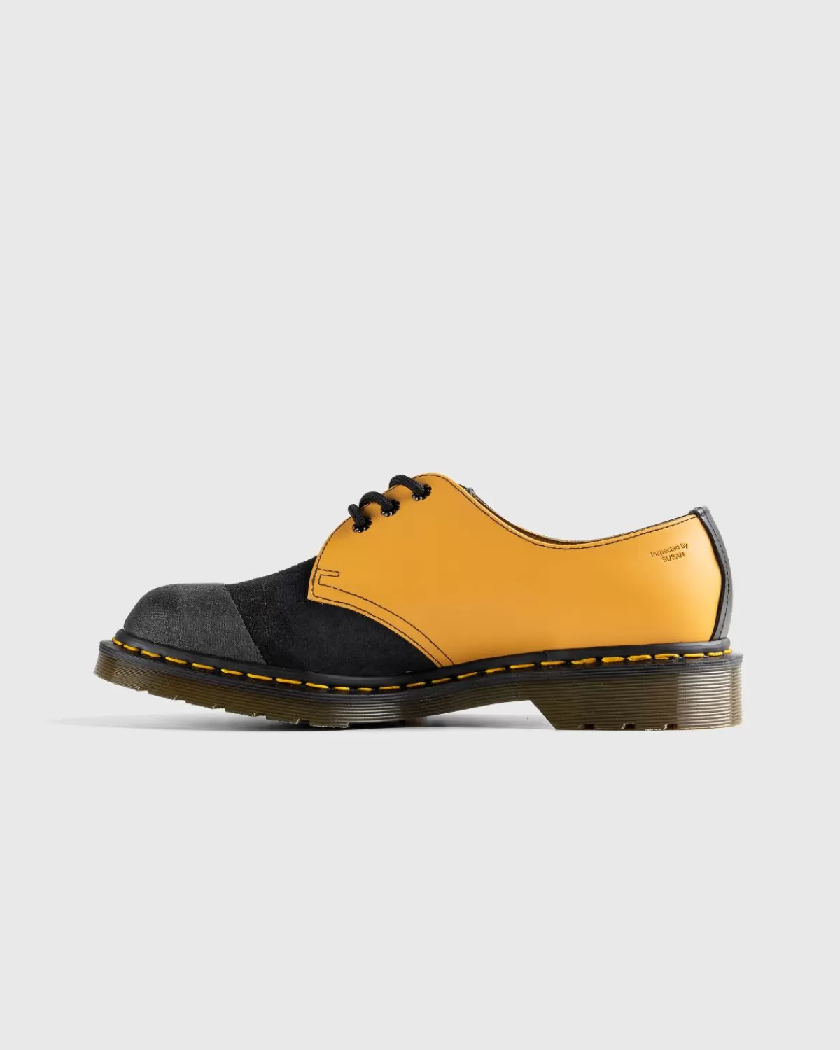 Dr. Martens 1461 Omgekeerd Zwart+Bruin Glad+Nappa Fashion