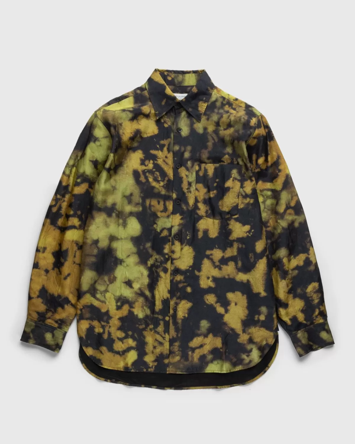 Overhemden^Dries van Noten Canno Shirt Geel