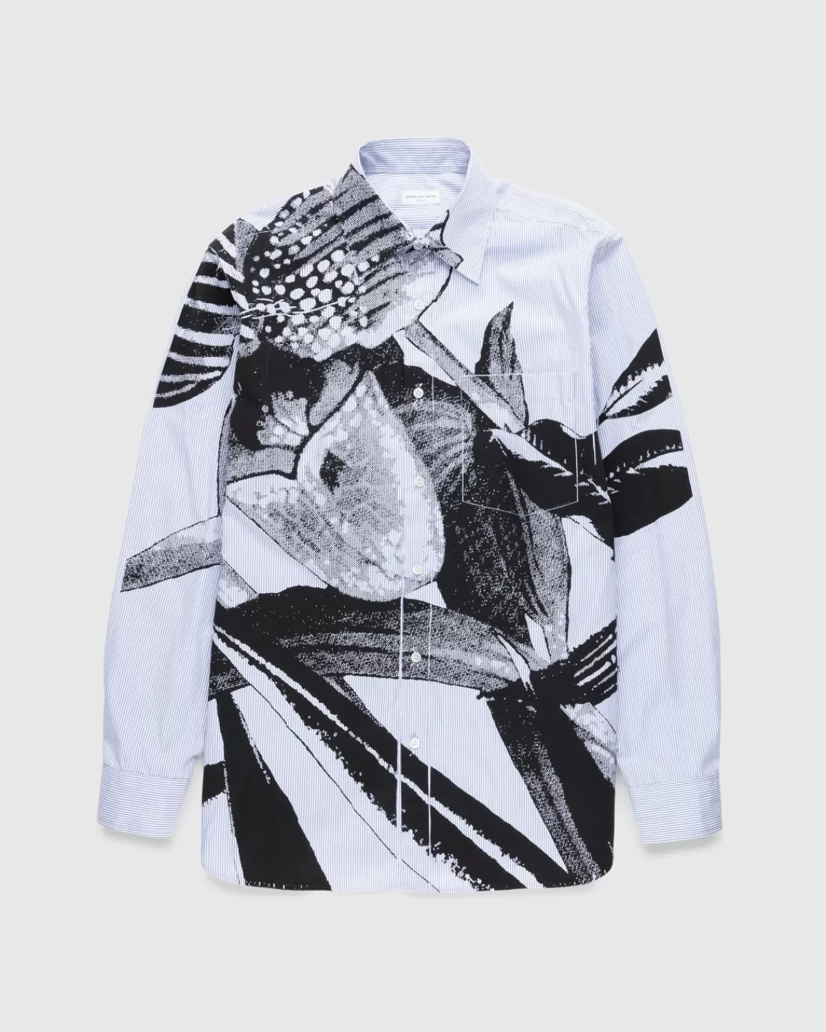 Overhemden^Dries van Noten Cannon Cs Shirt Wit