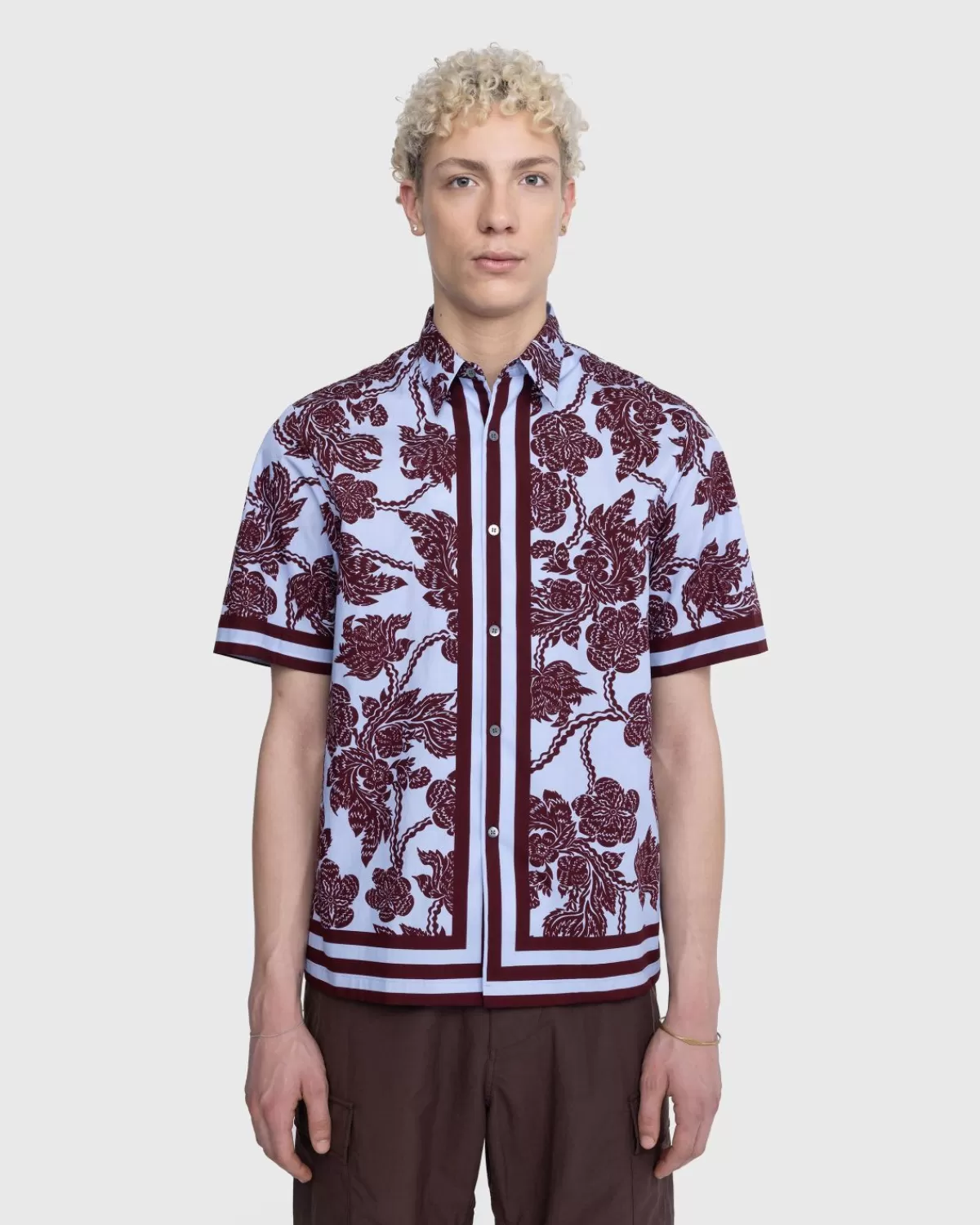 Overhemden^Dries van Noten Clasen Overhemd Bordeaux