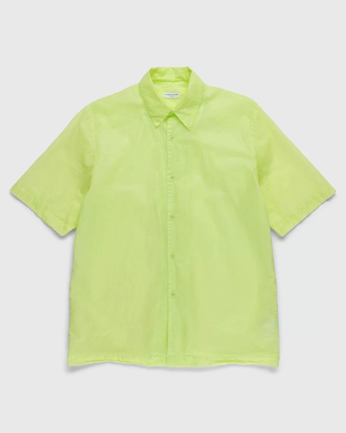 Overhemden^Dries van Noten Clasen Overhemd Lime