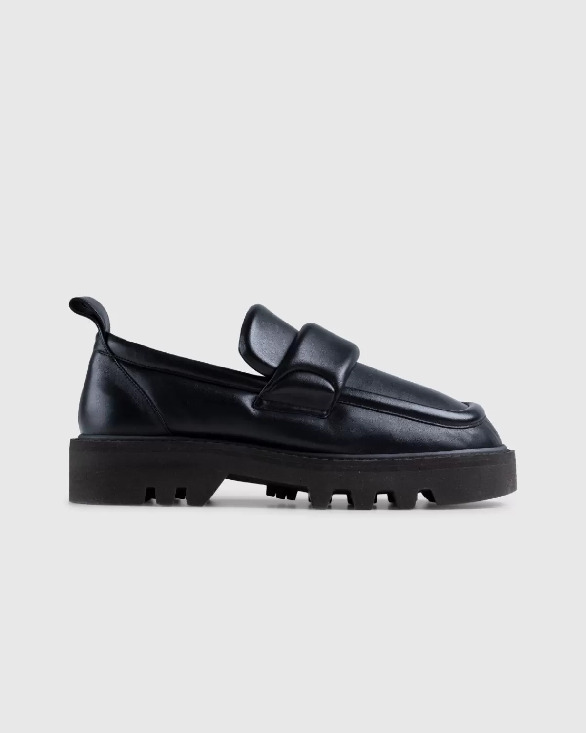 Dries van Noten Gewatteerde Leren Loafers Zwart Online