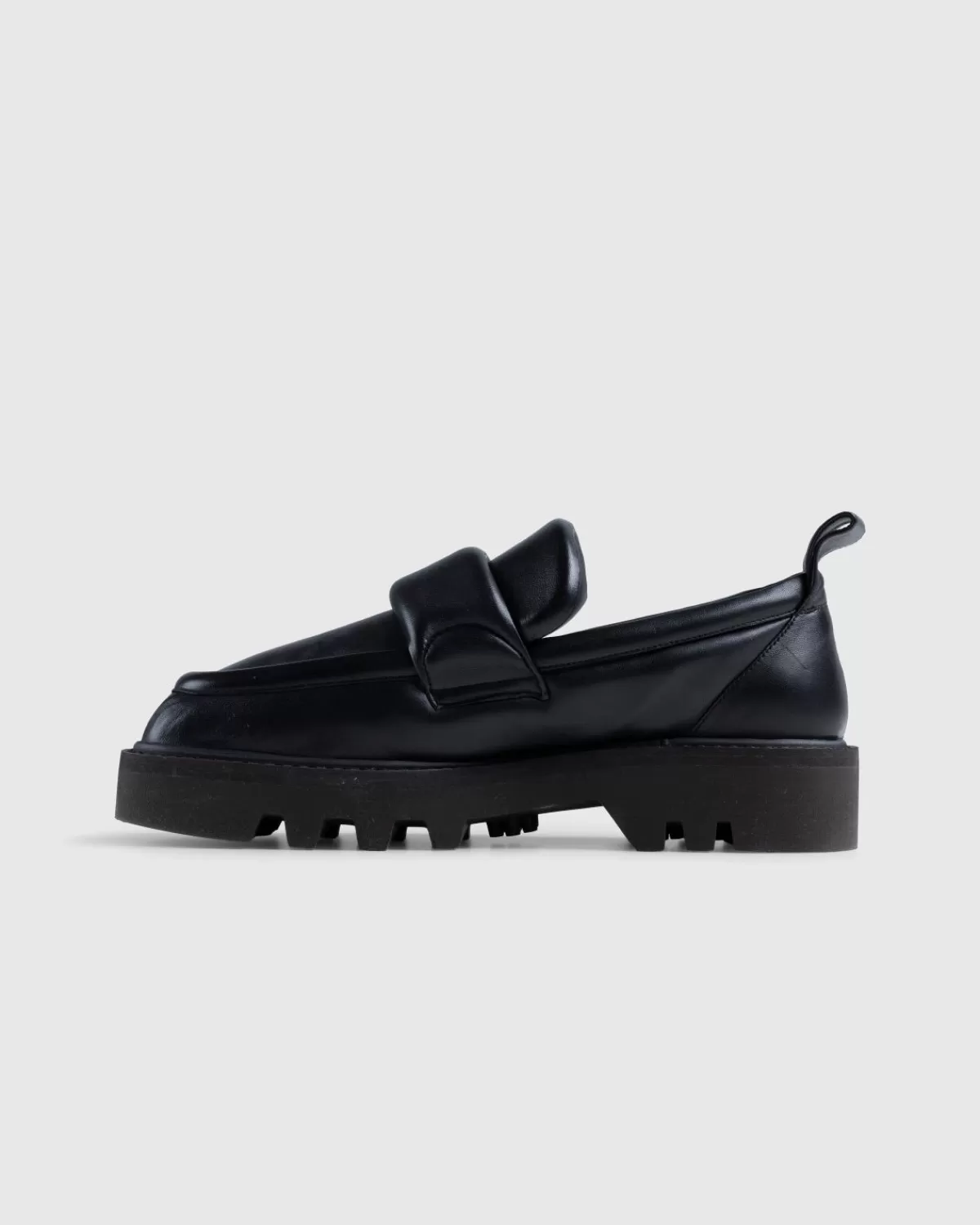 Dries van Noten Gewatteerde Leren Loafers Zwart Online