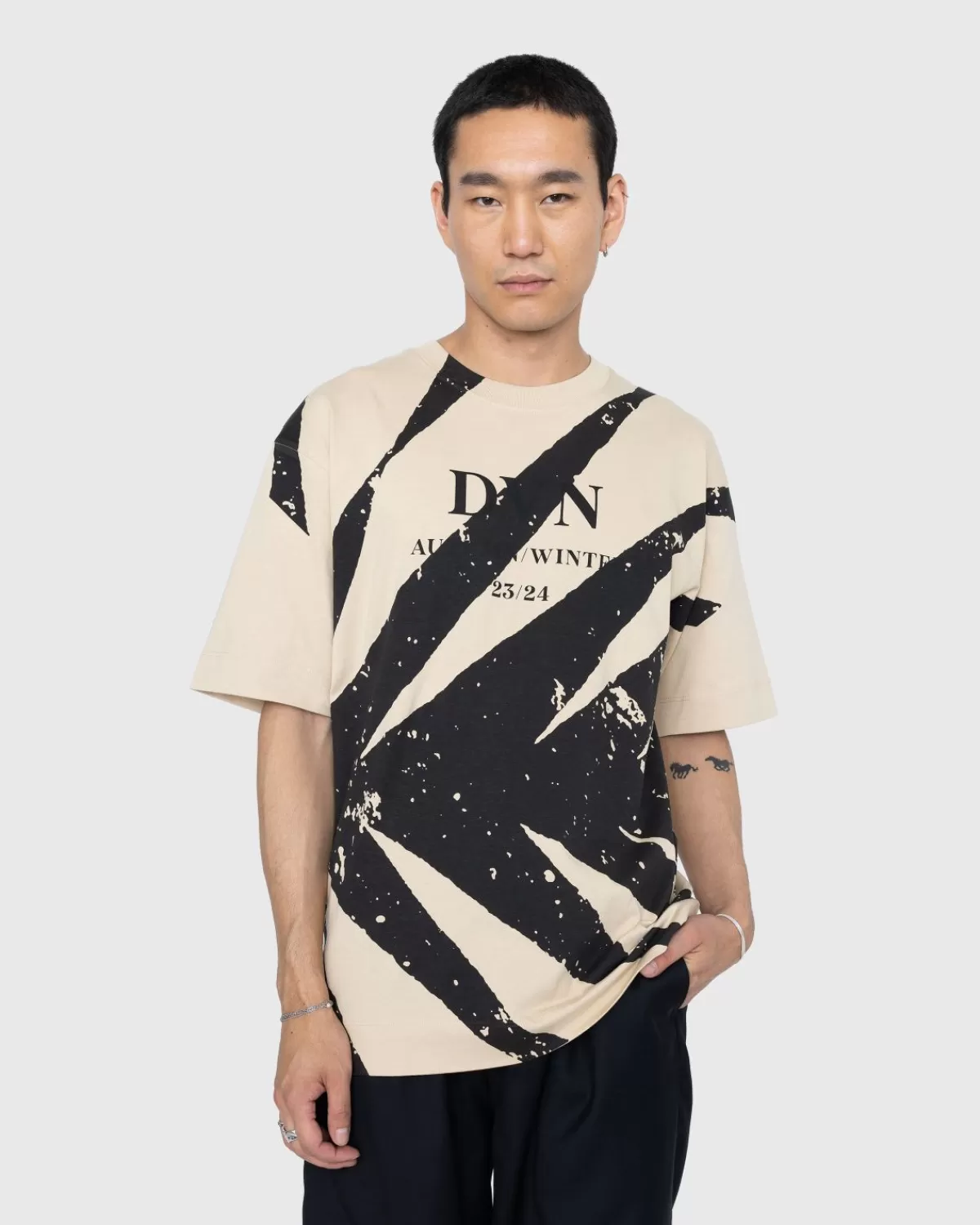 Dries van Noten Helli Pr Showshirt Beige Clearance