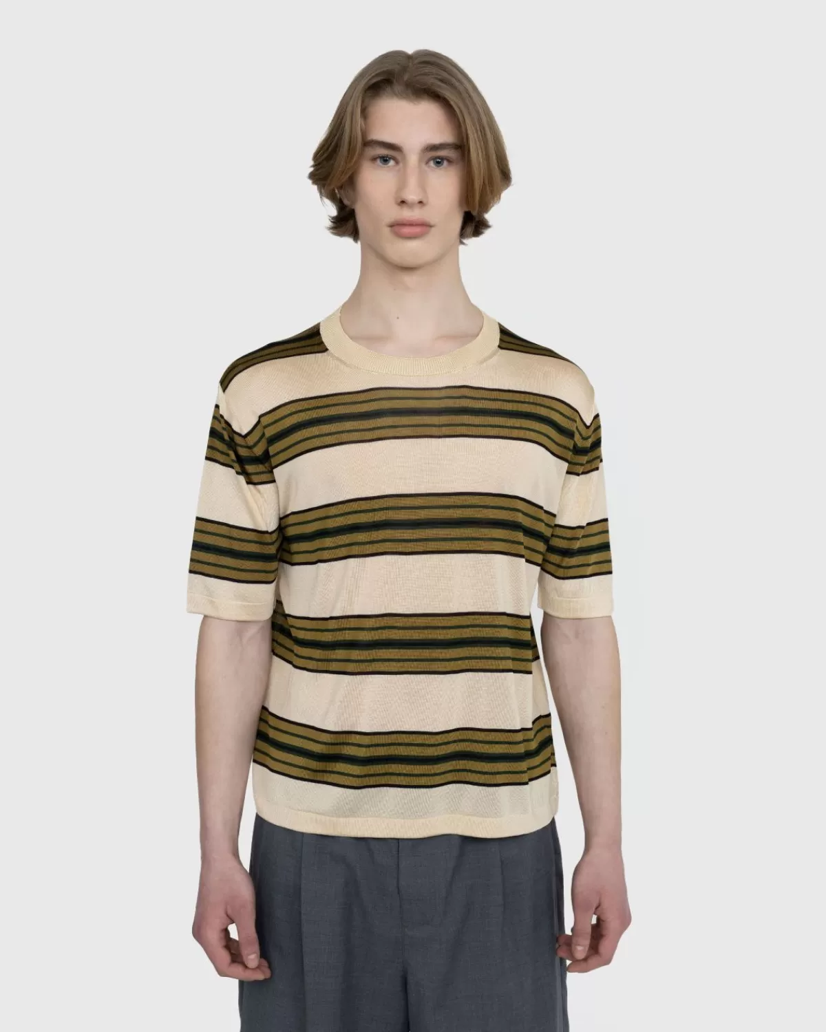 Dries van Noten Mias Gebreid T-Shirt Vanille Cheap