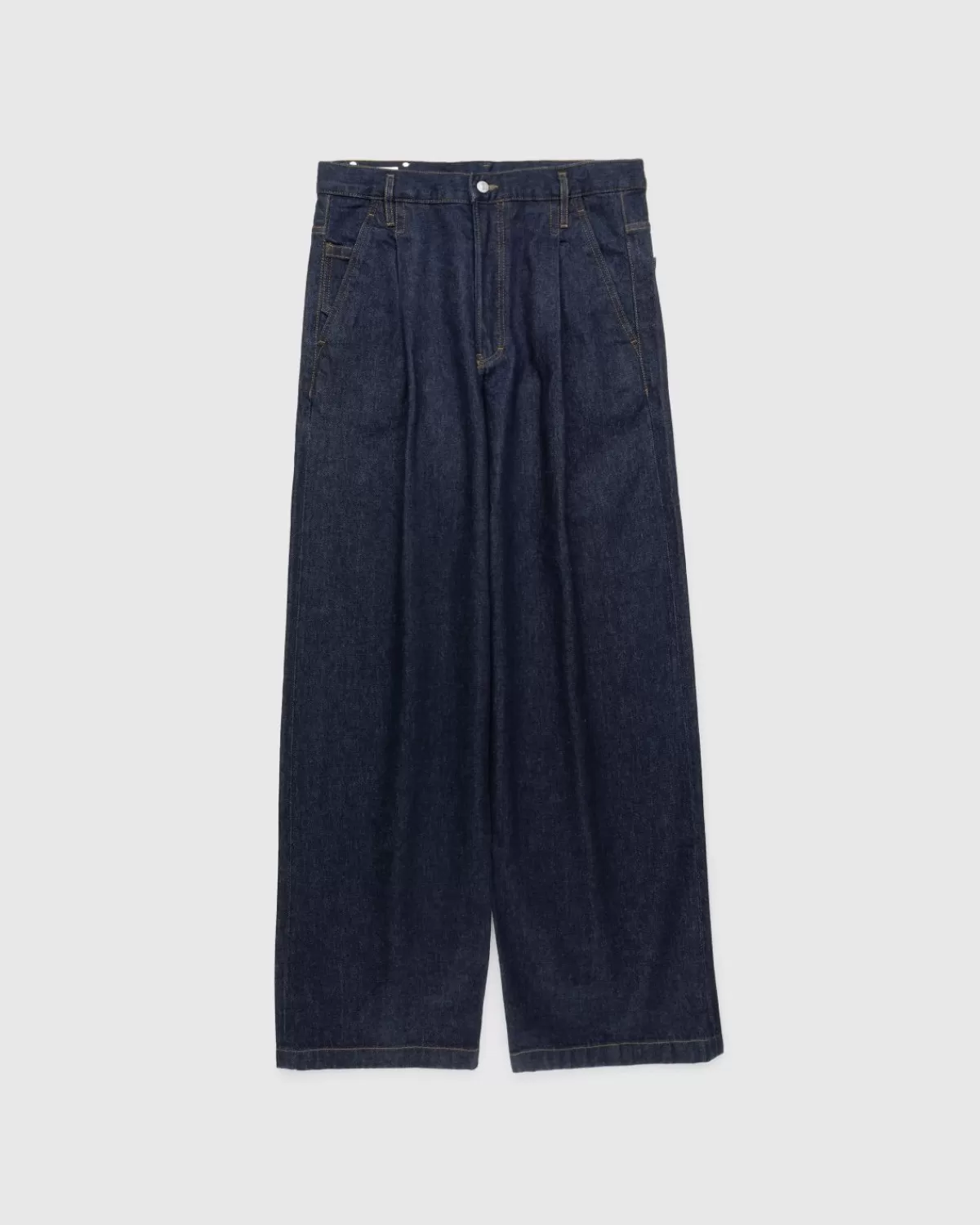 Broek^Dries van Noten Penningbroek Indigo