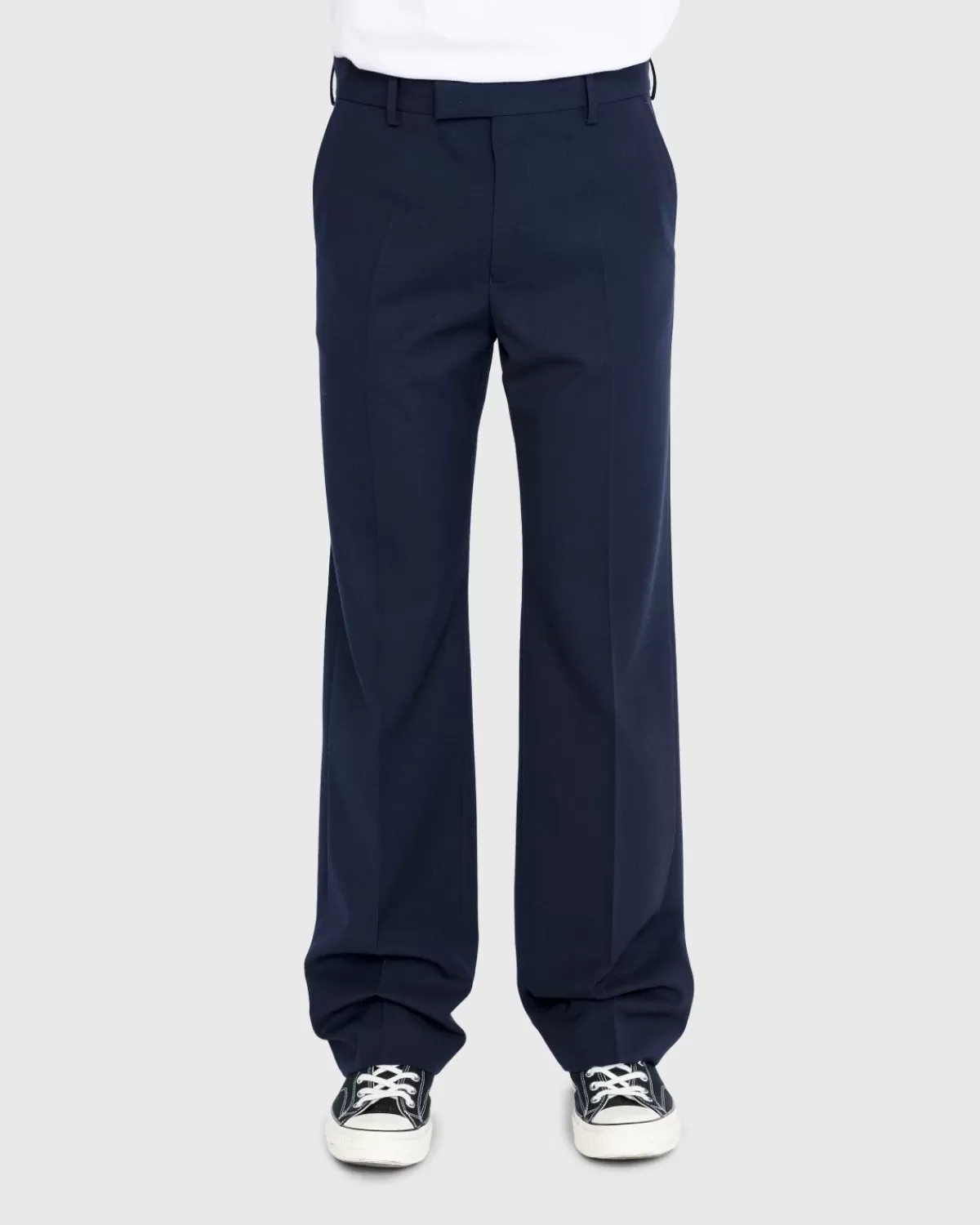 Broek^Dries van Noten Pinnet Lange Broek Blauw