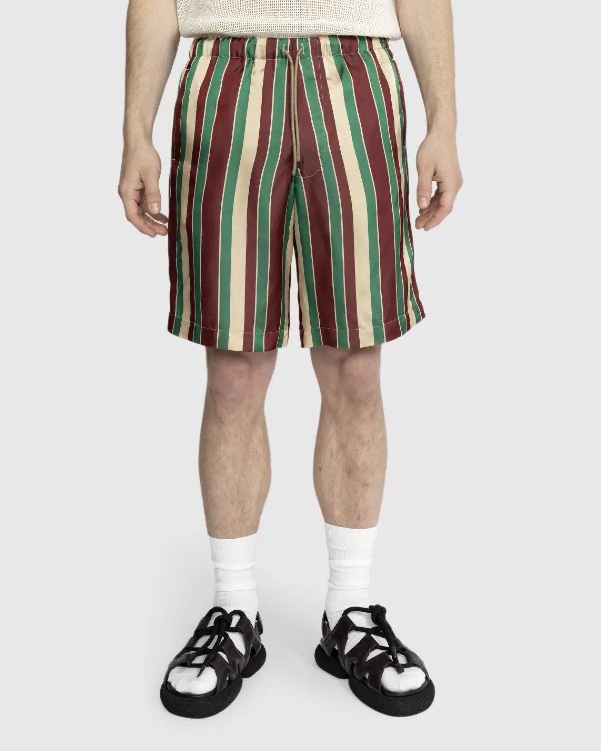 Korte Broek^Dries van Noten Piperi Shorts Bordeaux