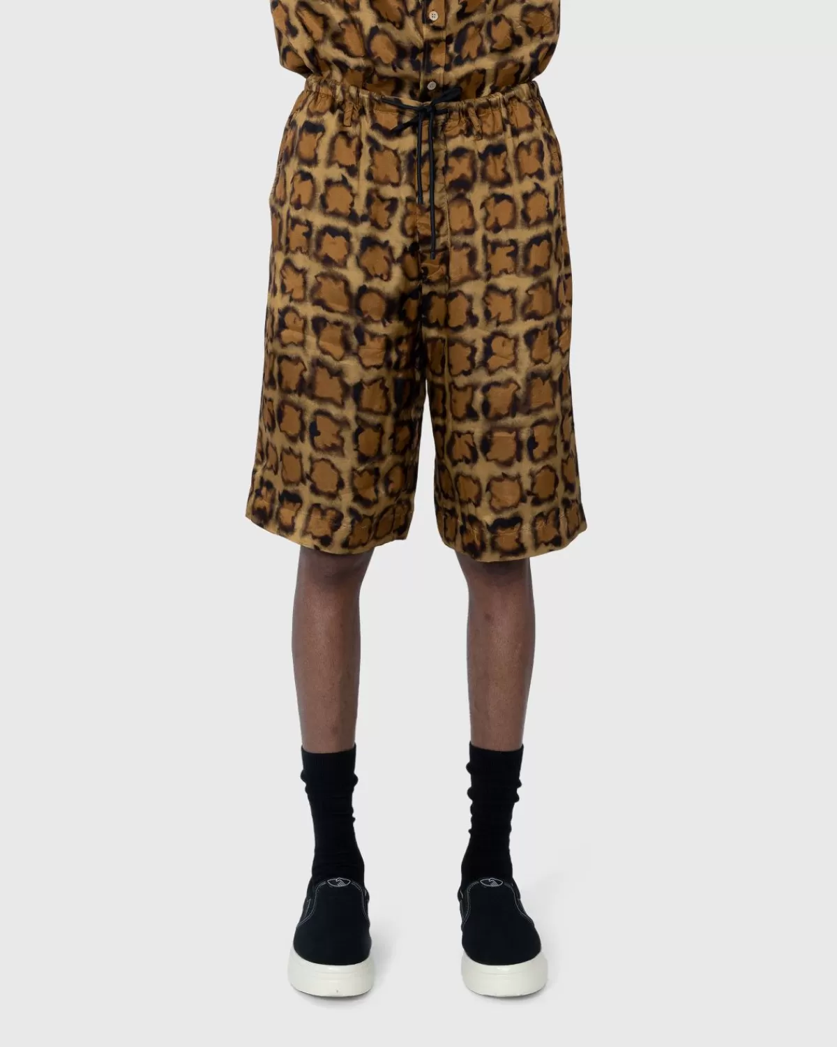 Dries van Noten Plyd Shorts Camel Cheap