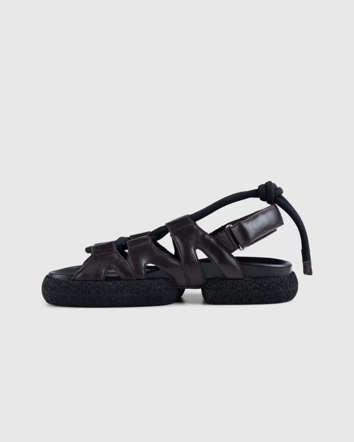 Dries van Noten Zware Platform Sandalen Bordeaux Fashion