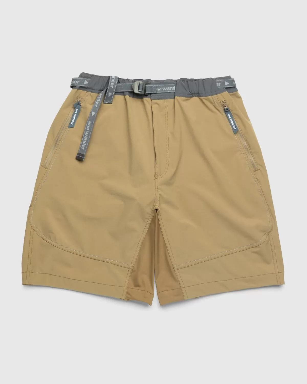 Korte Broek^And Wander En Wander Trek Shorts Beige